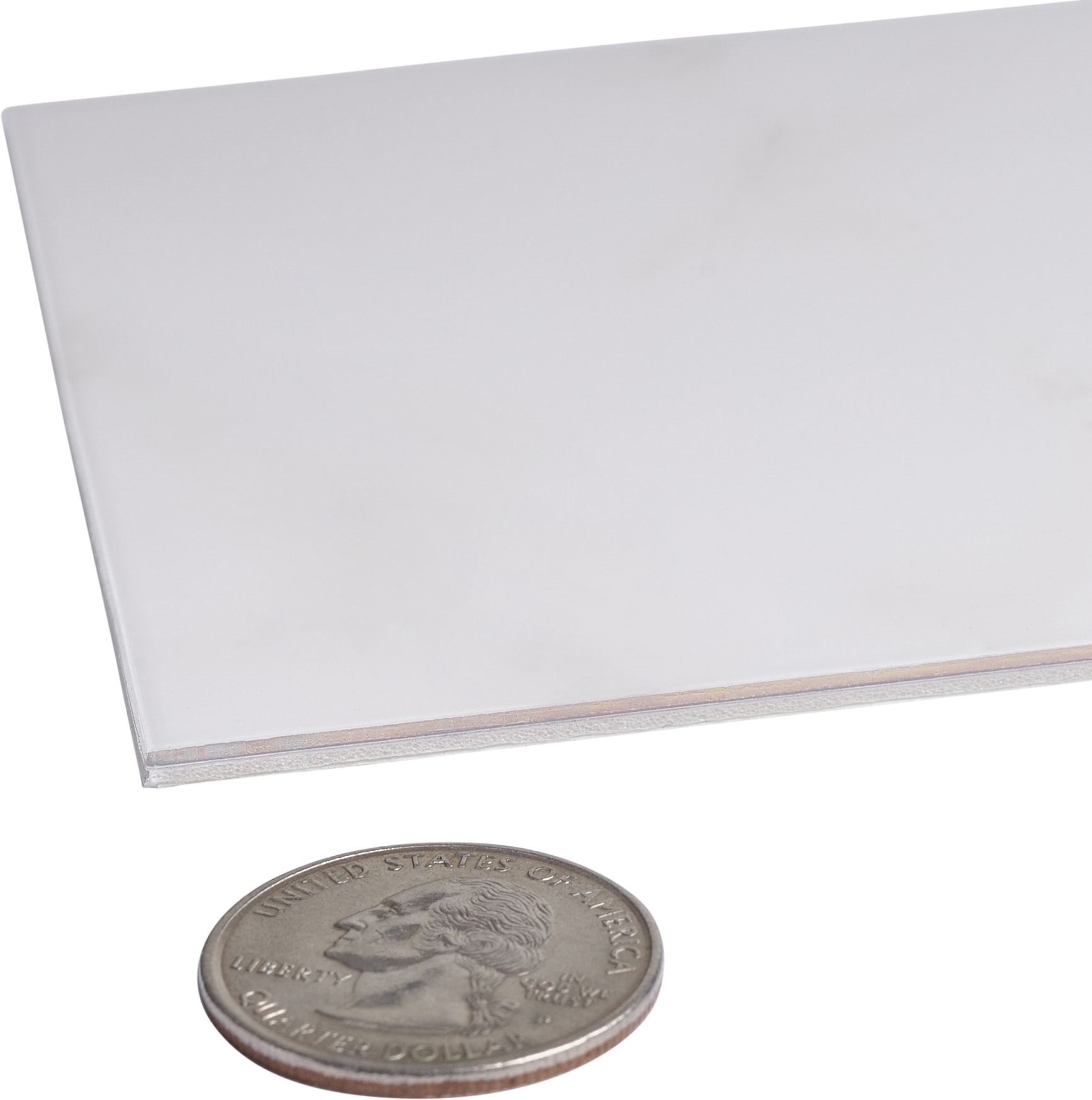 Carrara White 4'' x 8'' PVC Peel and Stick Subway Tile