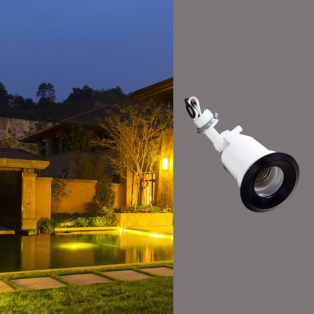 Hubbell LT100WH Switch-Controlled-Floodlights - View #4