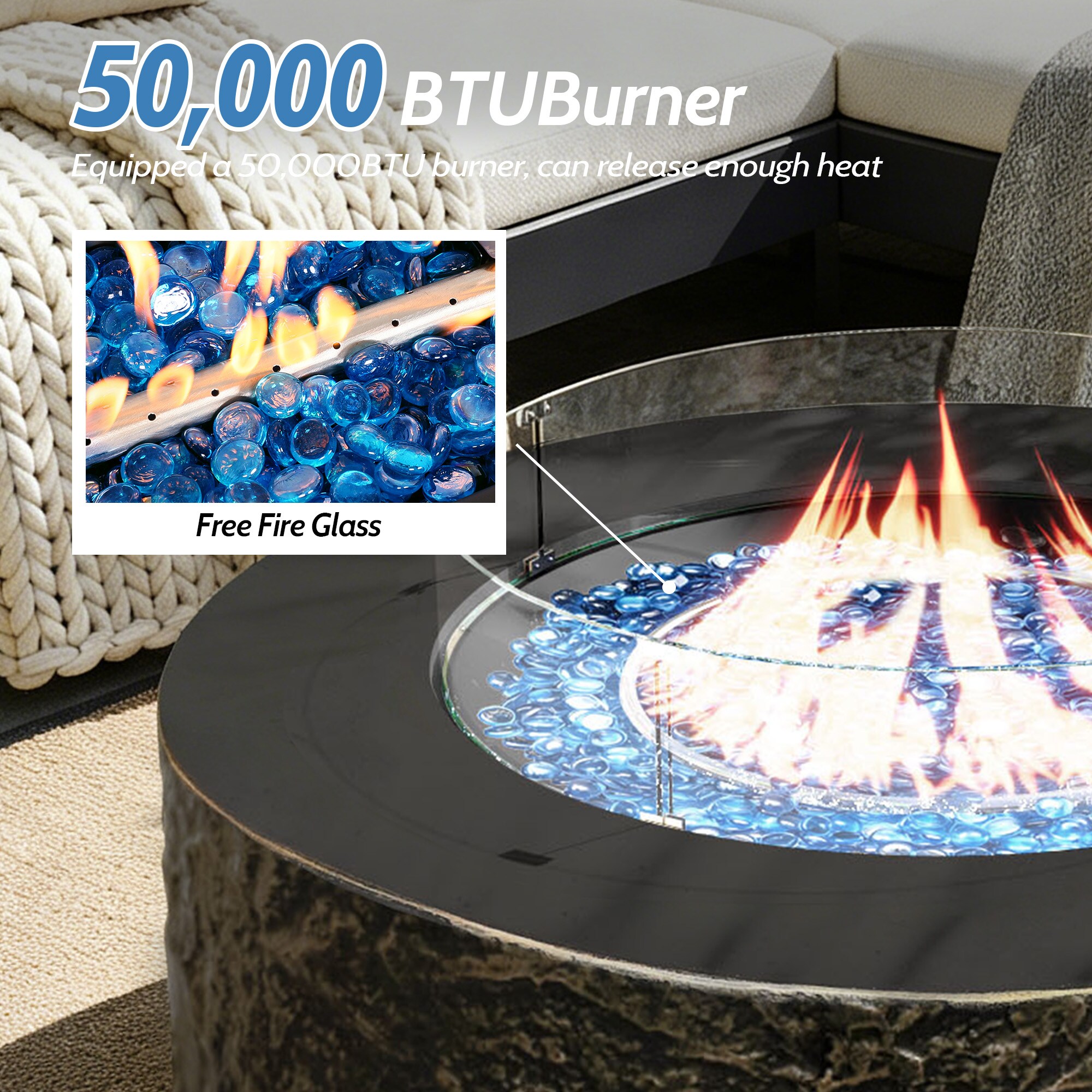 UPHA US1MGO261039 Outdoor-Gas-Firepits - View #5