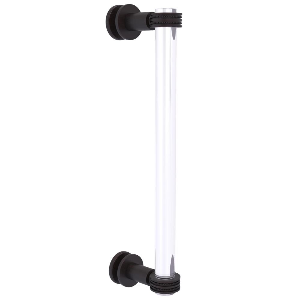 Allied Brass CV-407D-12SM-VB Venetian bronze 12-Inches Hinged shower door Handle