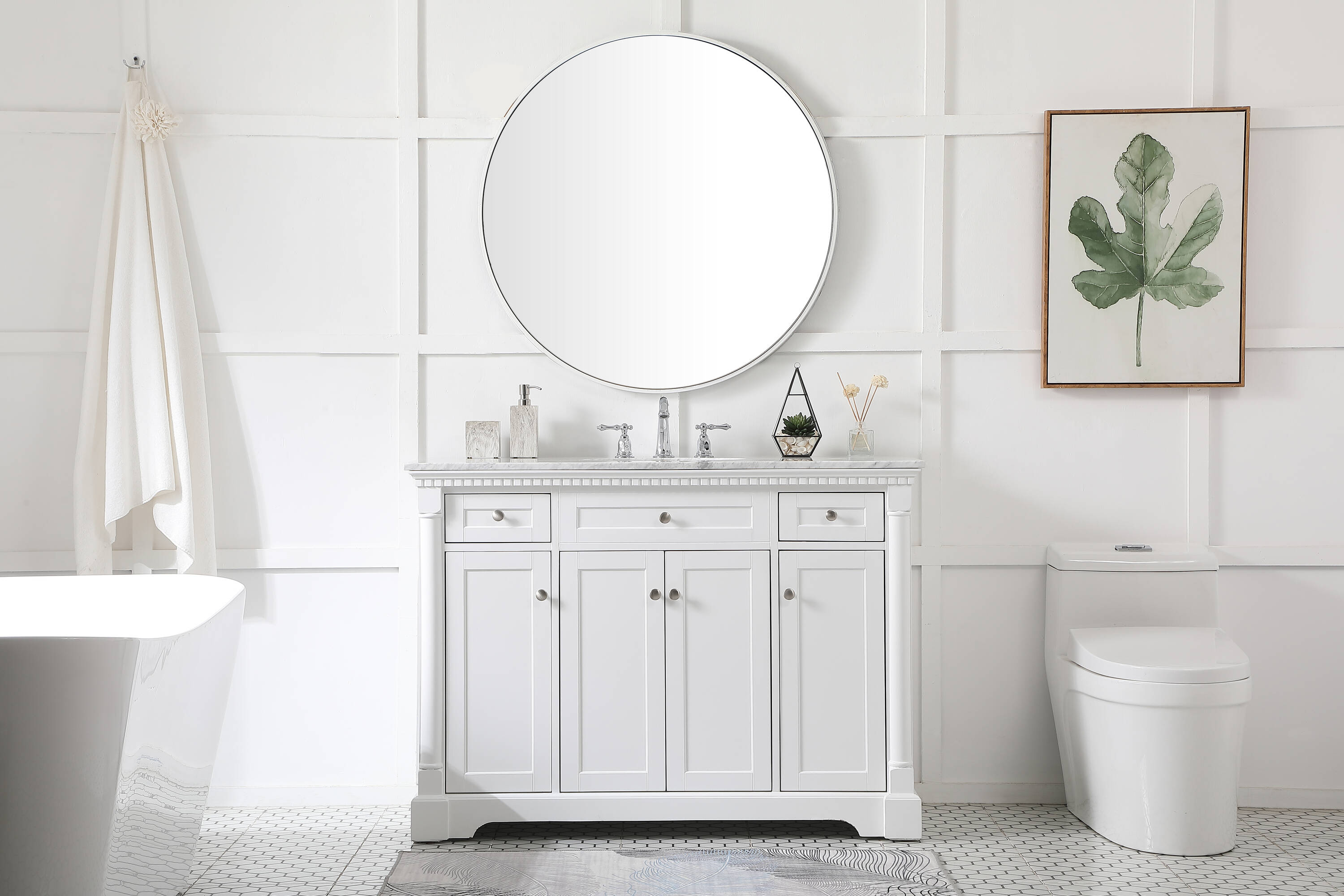 Elegant Decor HF159144WH Bath-Vanity-Combo - View #5