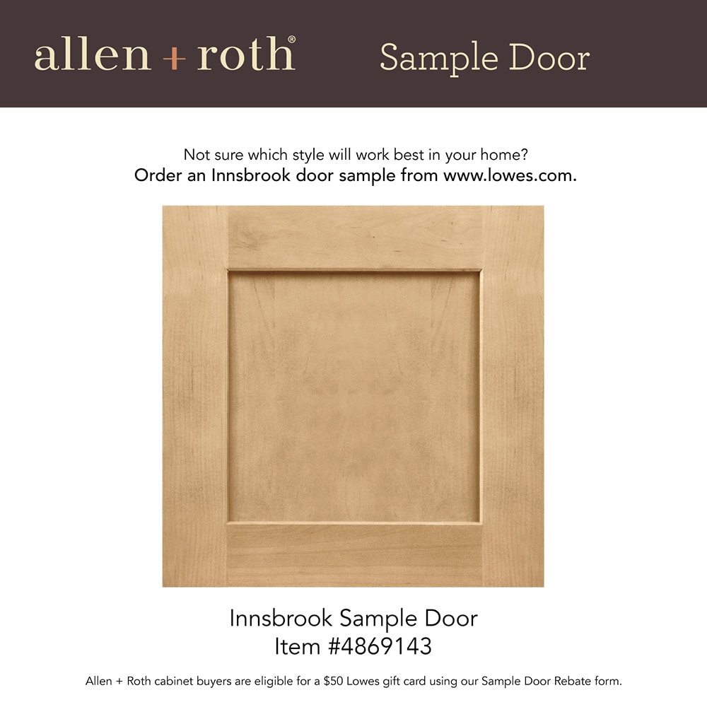 allen + roth Stonewall 28.75-in W x 3.375-in H x 21-in D Natural Stained  Cabinet Roll-out Tray in the Kitchen Cabinet Accessories department at