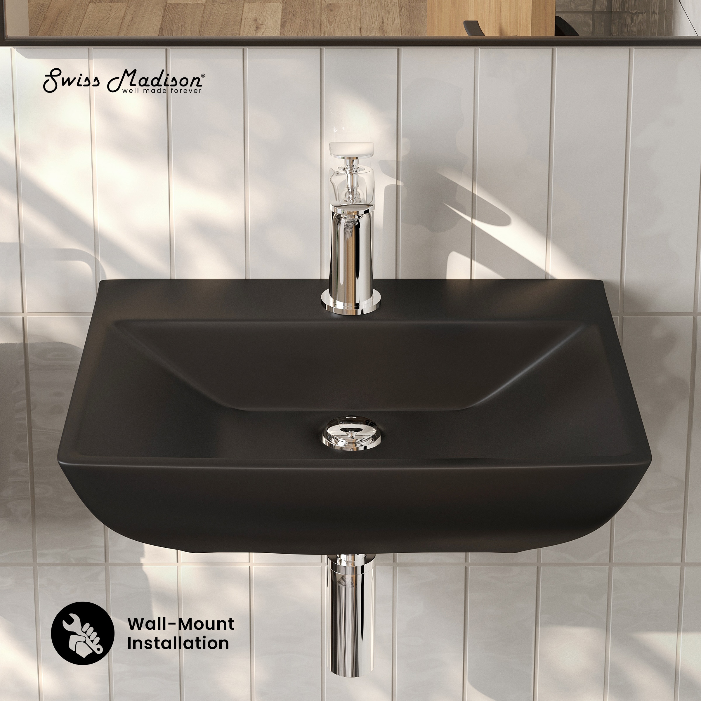 Swiss Madison SM-25-WSBES02MB Bath-Sink - View #3