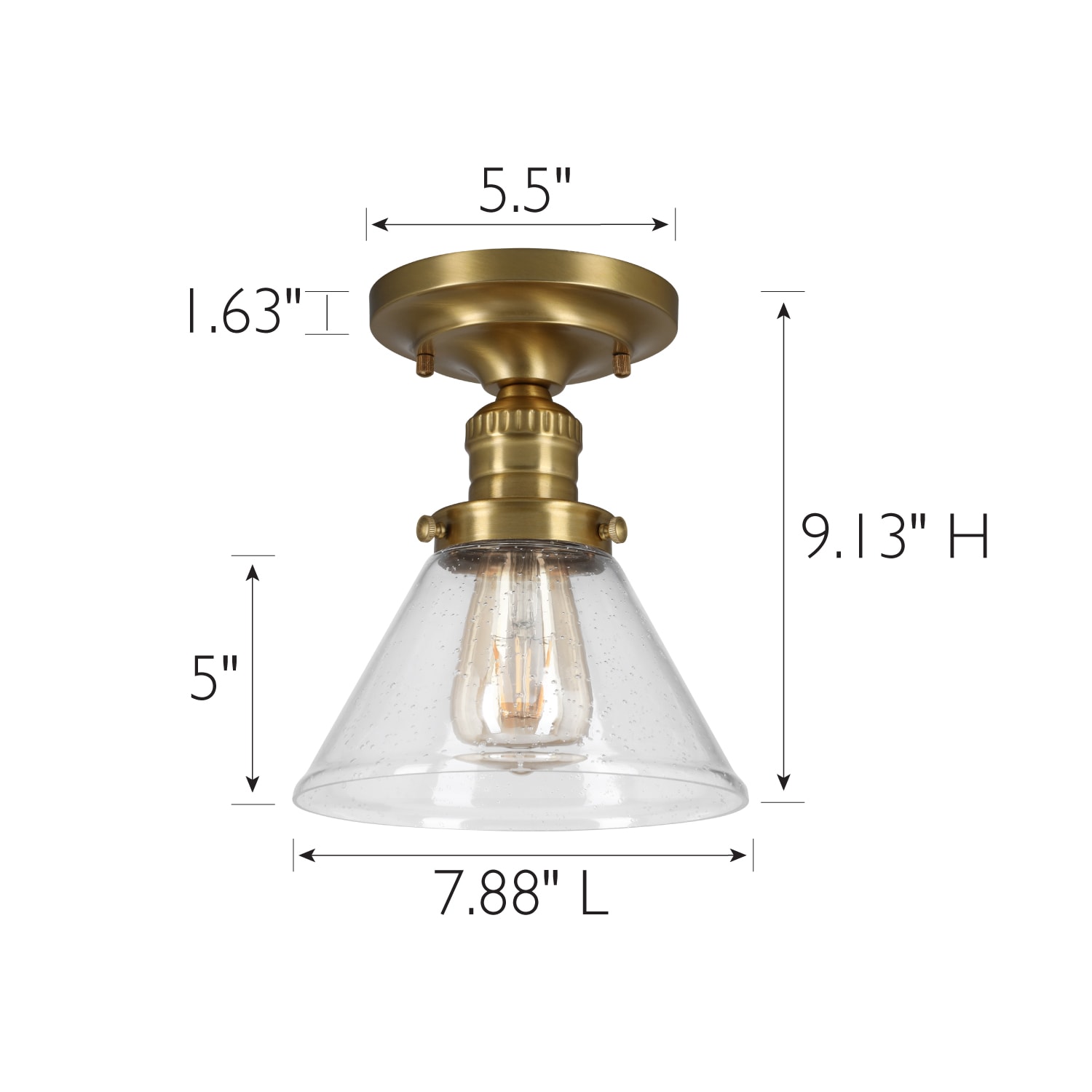 Design House 589069-SG flushmounts - View #3
