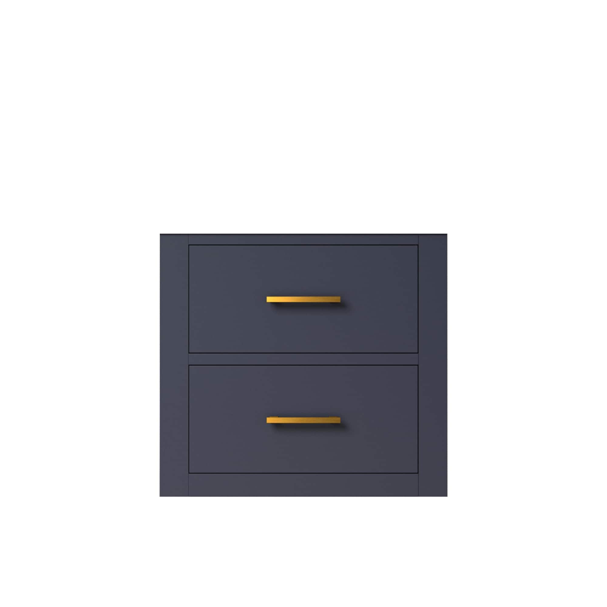 Lexora LVSO20SE000 Southold 20-in Blue Floating Bathroom Vanity Base Cabinet without Top