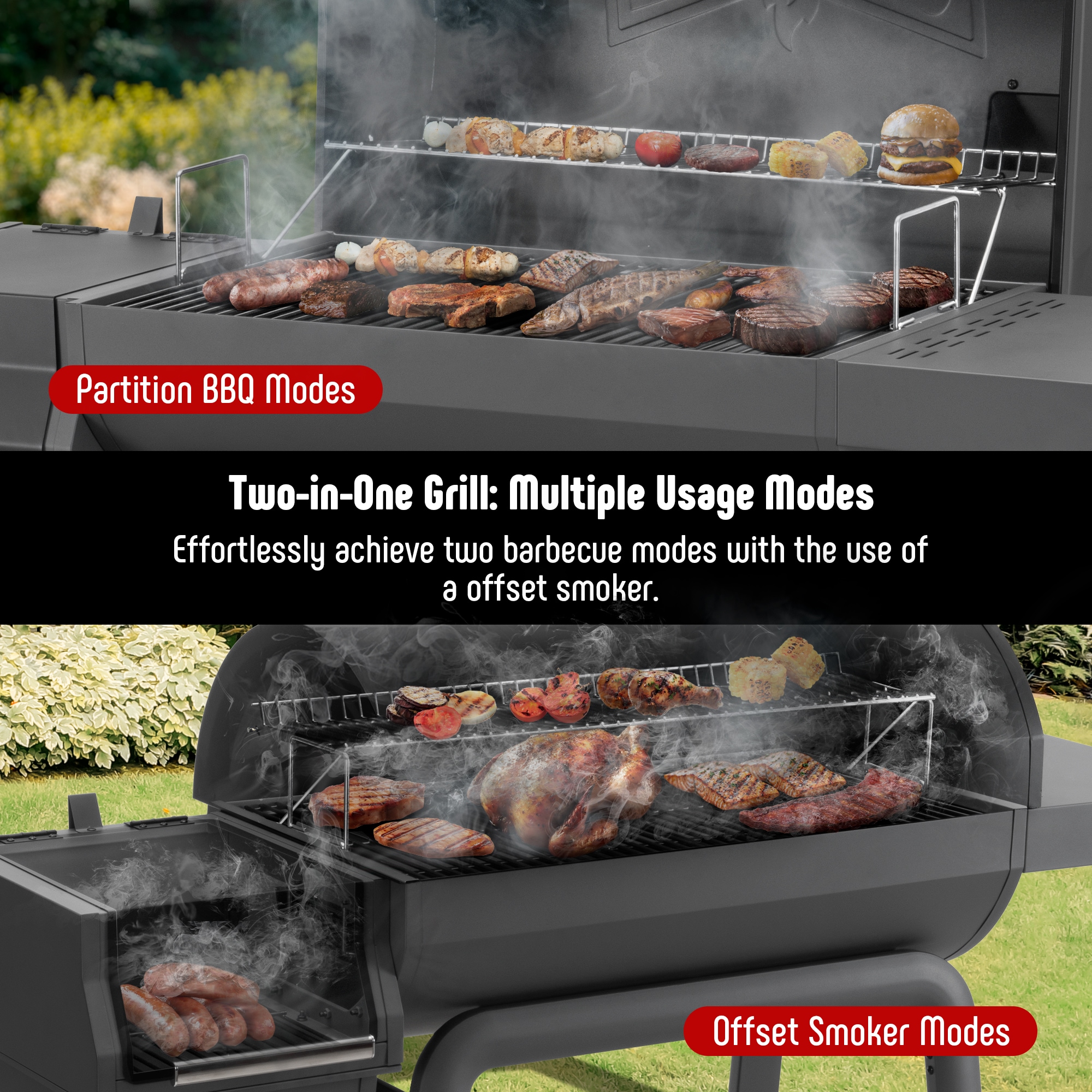 Feasto CG3019S Charcoal-Grills - View #7