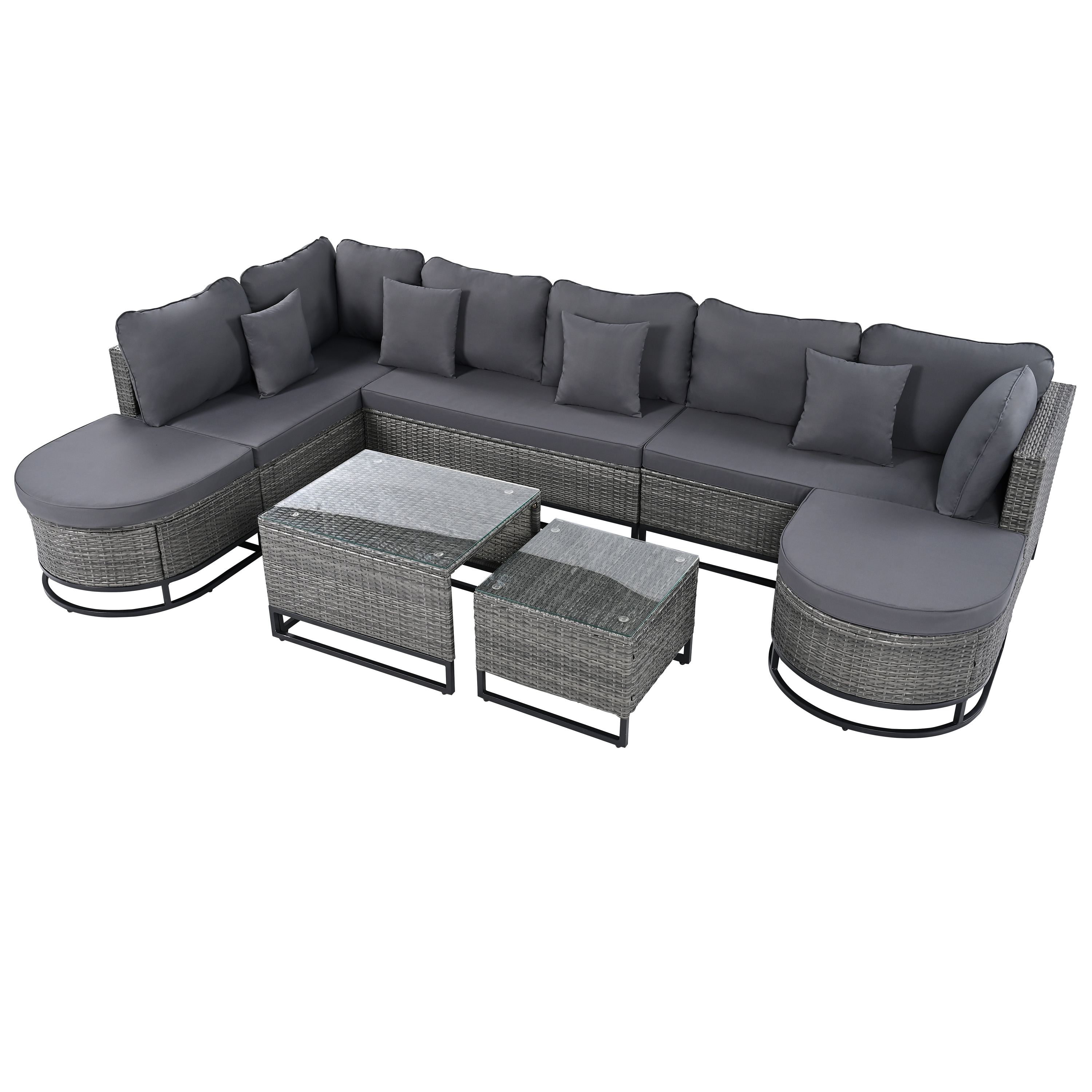 ModernLuxe L-N704G201244E Patio-Conversation-Sets - View #10