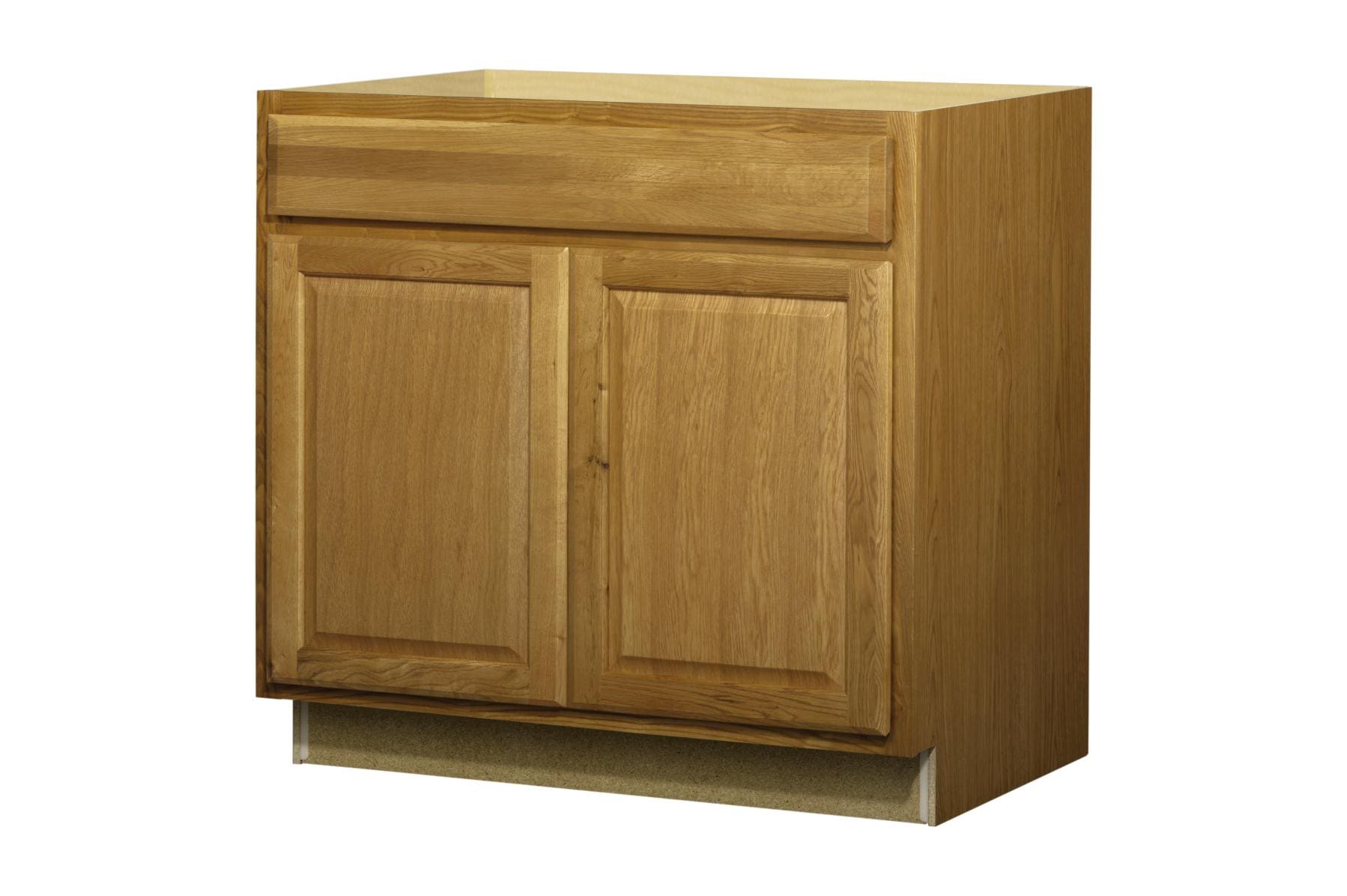 Diamond NOW Portland 36-in W x 35-in H x 23.75-in D Wheat Door and Drawer  Base Fully Assembled Cabinet (Raised Panel Square Door Style) at