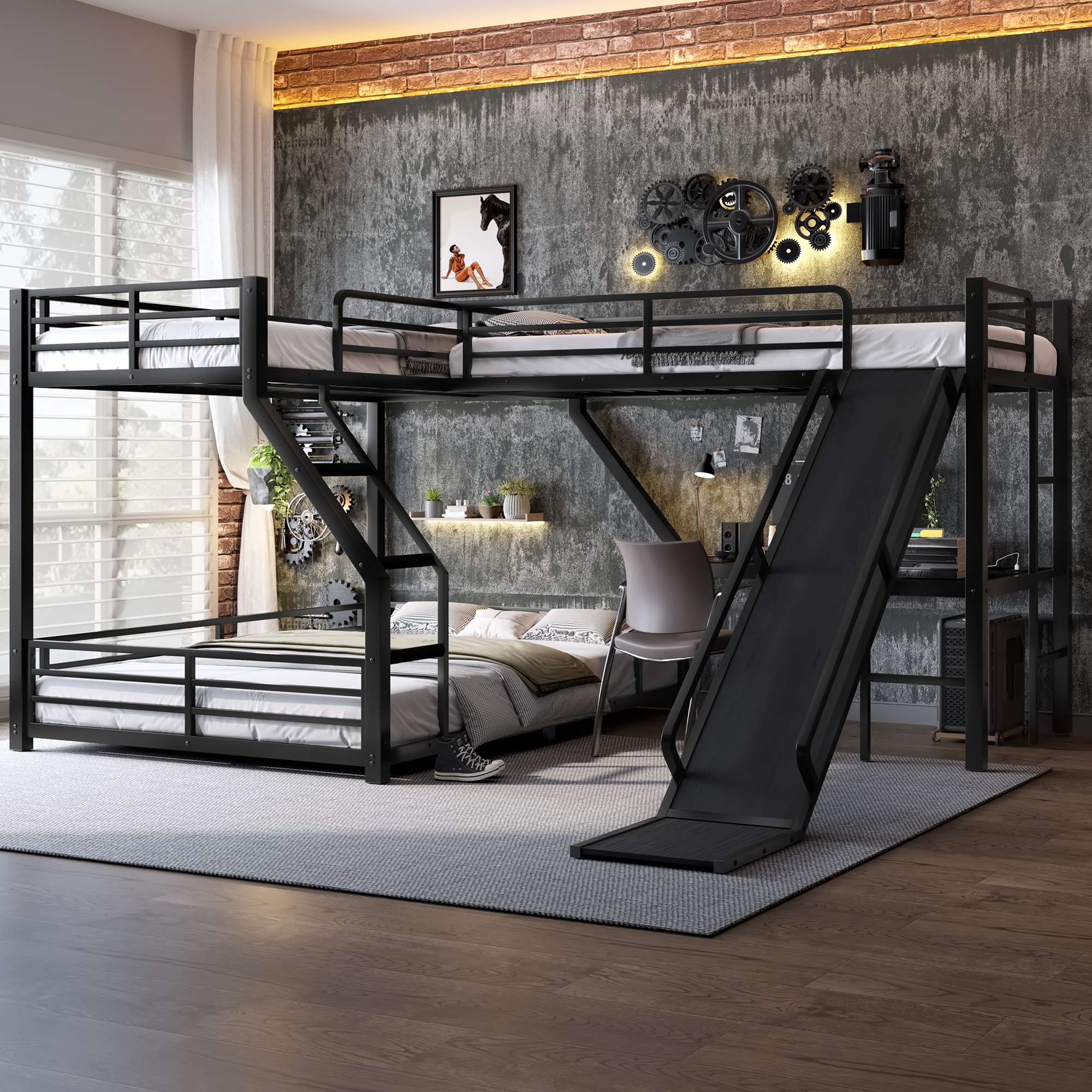 LUXEYARD DS-M-BAC04819 Bunk-Beds - View #4