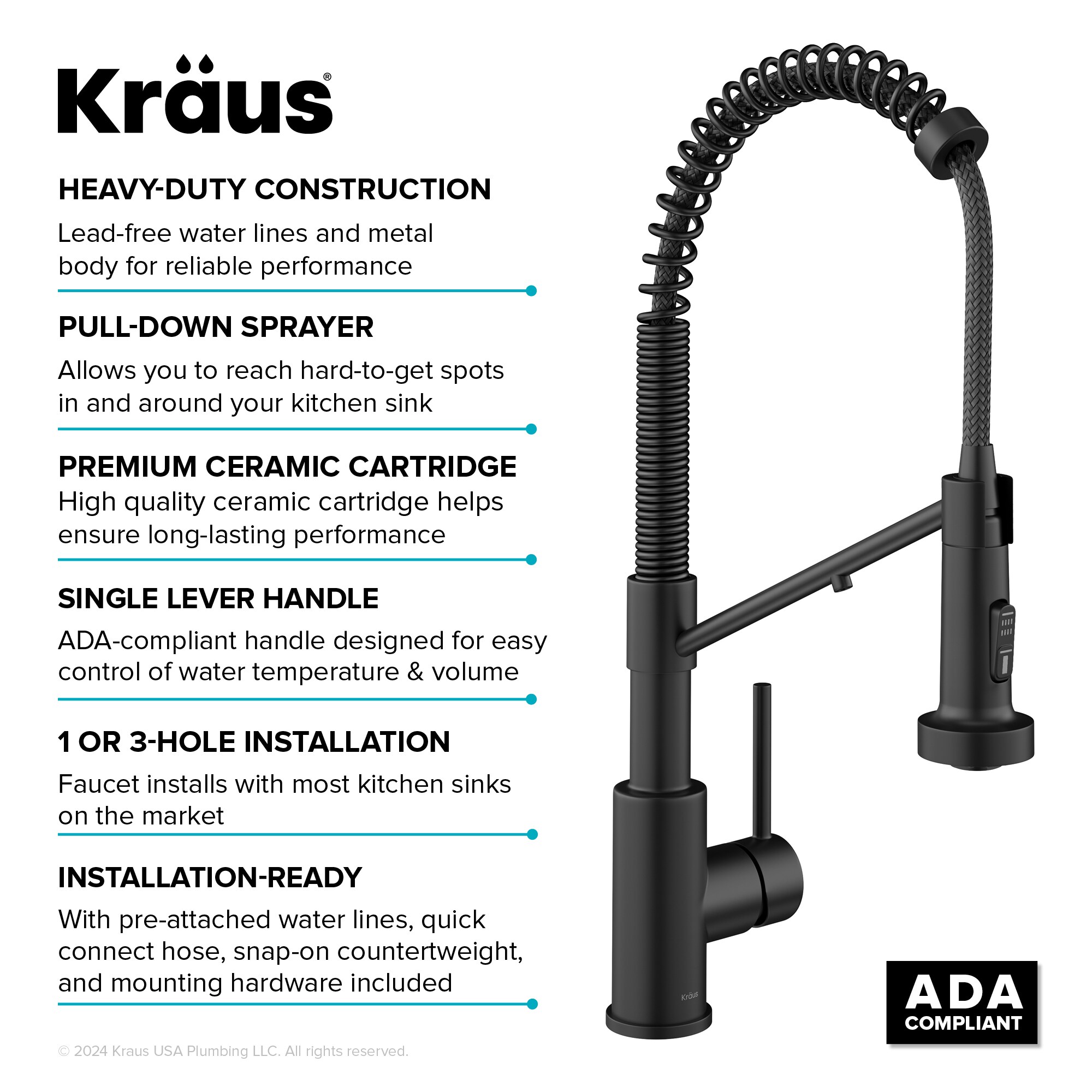 Kraus KFF-1610MB Kitchen-Faucets - View #15