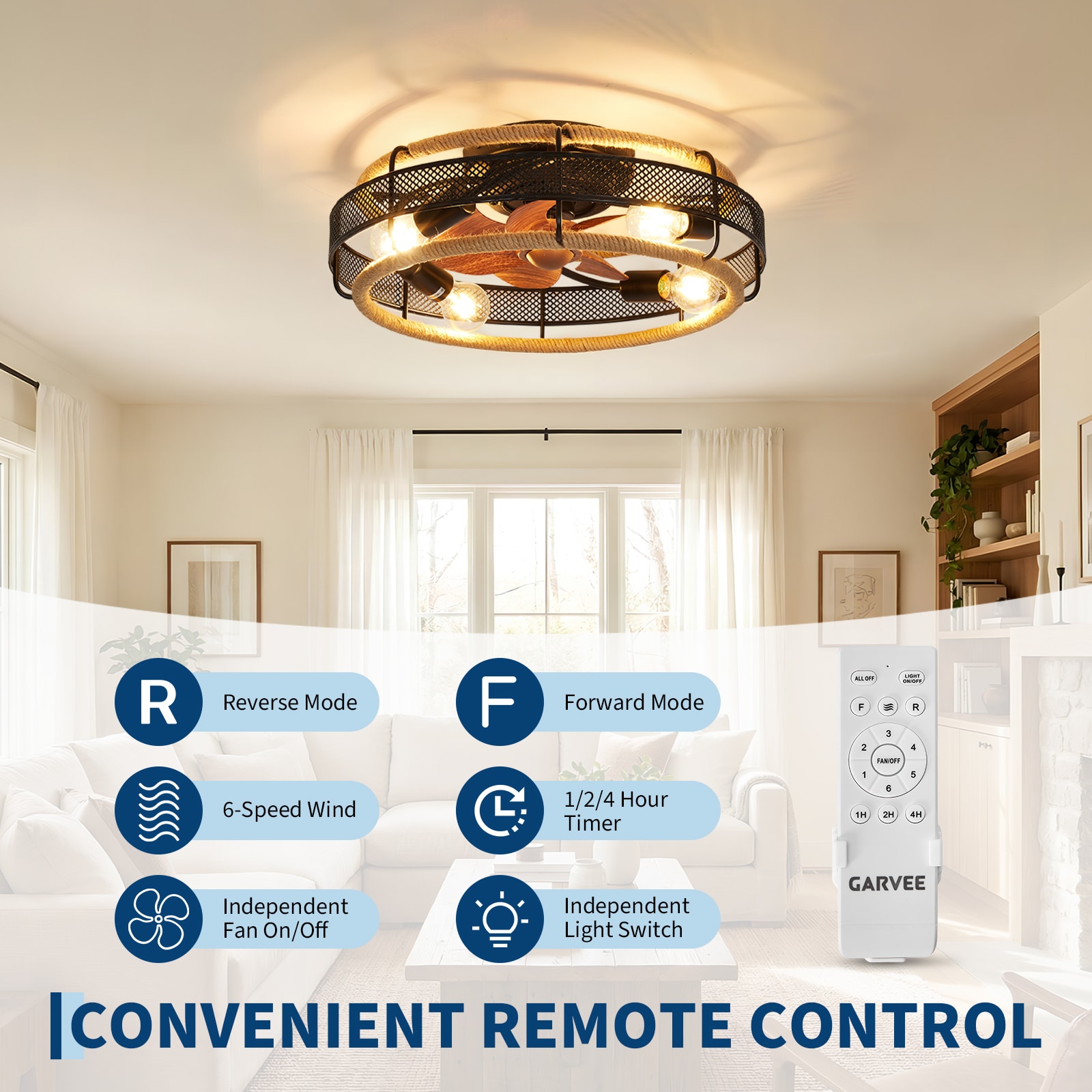 IdealHouse CEI602E8LDJ71A83 Ceiling-Fans - View #3