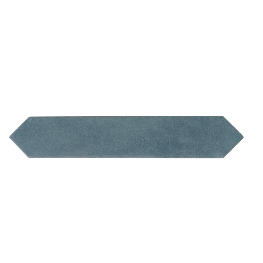 Apollo Tile APLPCD88NVMA Festa Teal Blue 2-in x 10-in Matte Ceramic Stone Look Floor and Wall Tile (2.37-sq. ft/ Carton)