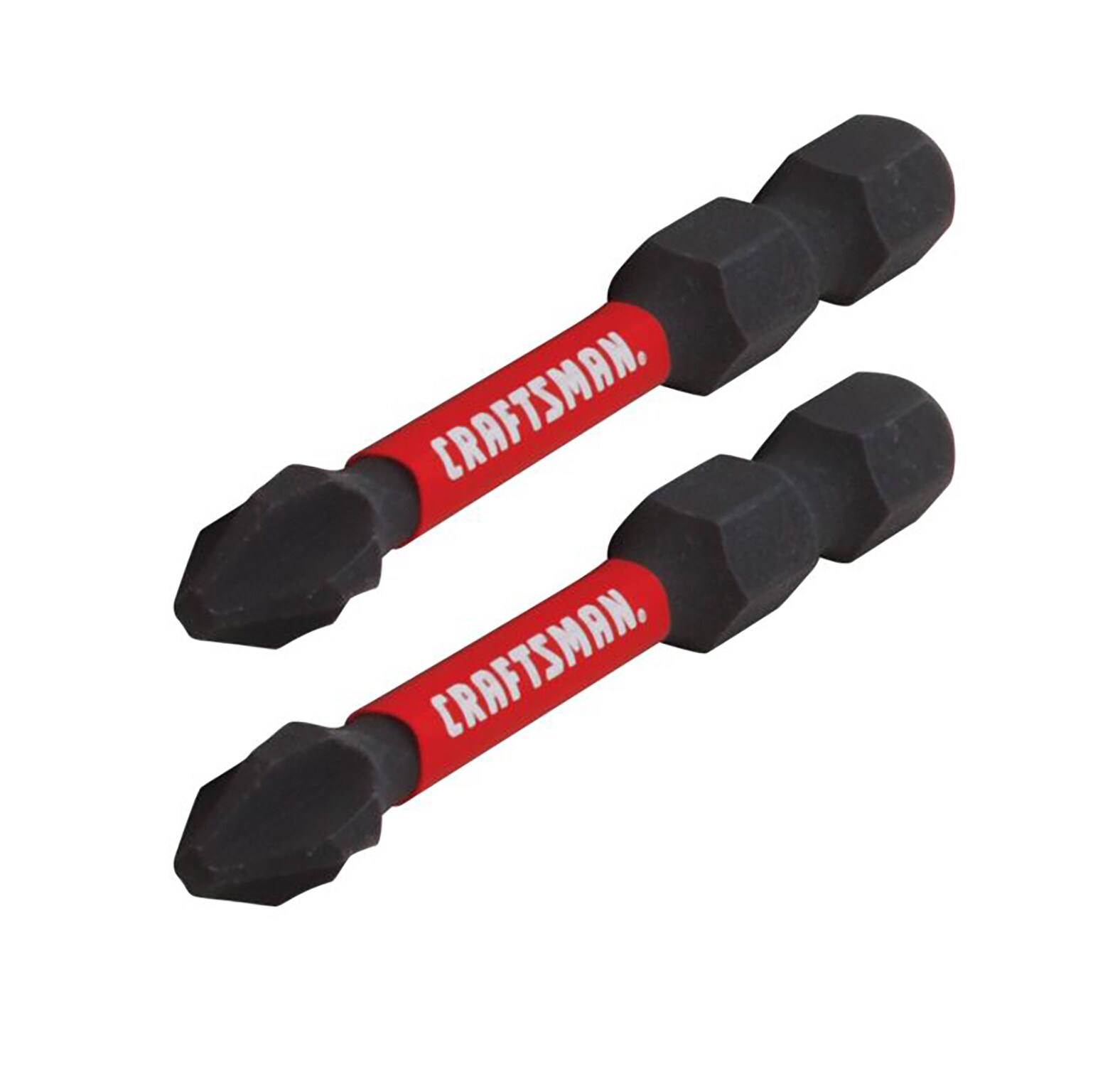 CRAFTSMAN Impact Rated 1/4-in x 2-in Phillips Impact Driver Bit (2 ...