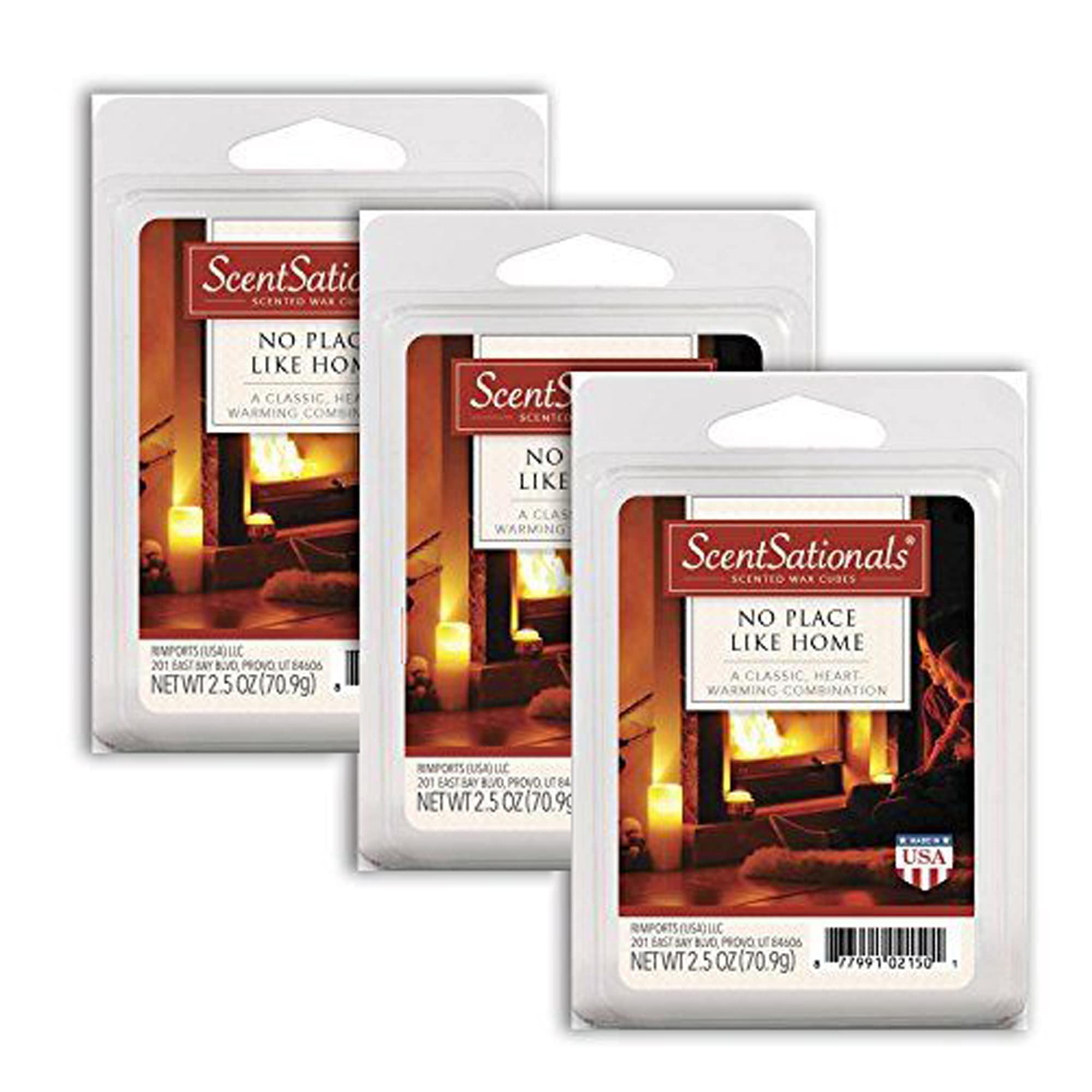 ScentSationals Dapper 2.5 oz Scented Fragrant Wax Melts - 4 Pack