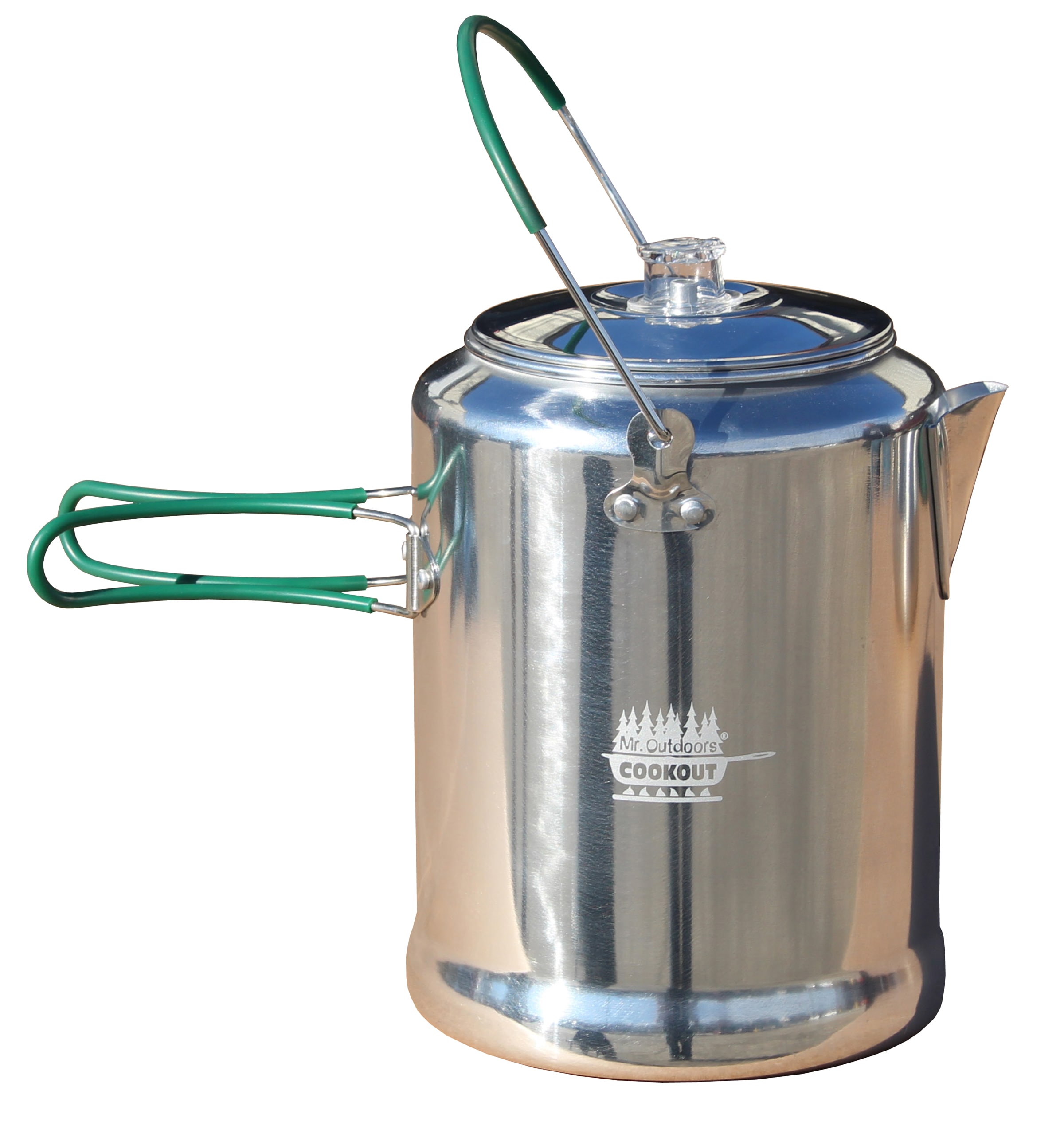 Mr. Outdoors Cookout 20-Cup Silver Residential Percolator in the Coffee  Makers department at