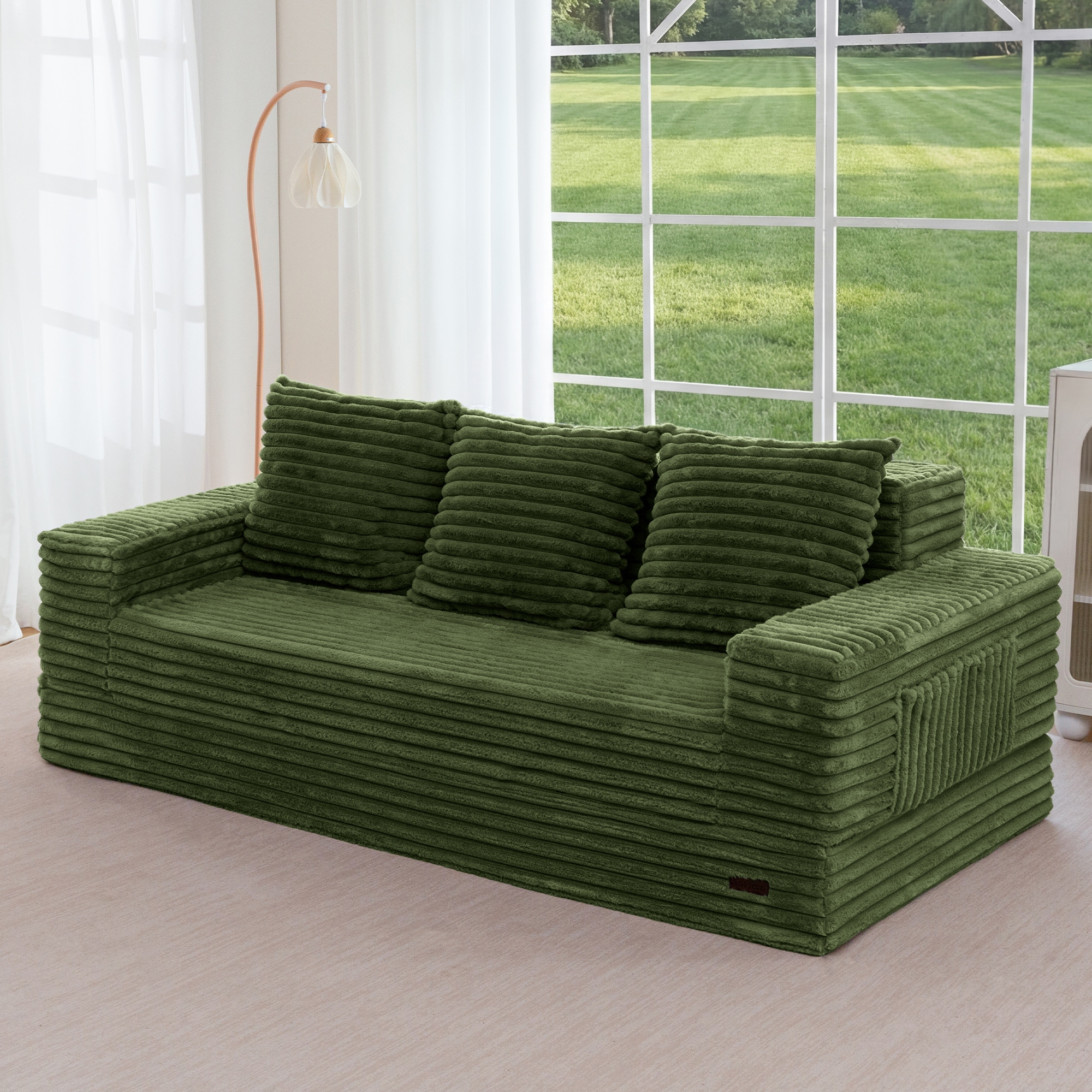 MAXYOYO A131-DGREEN-3SEATER Sofas-Loveseats - View #2