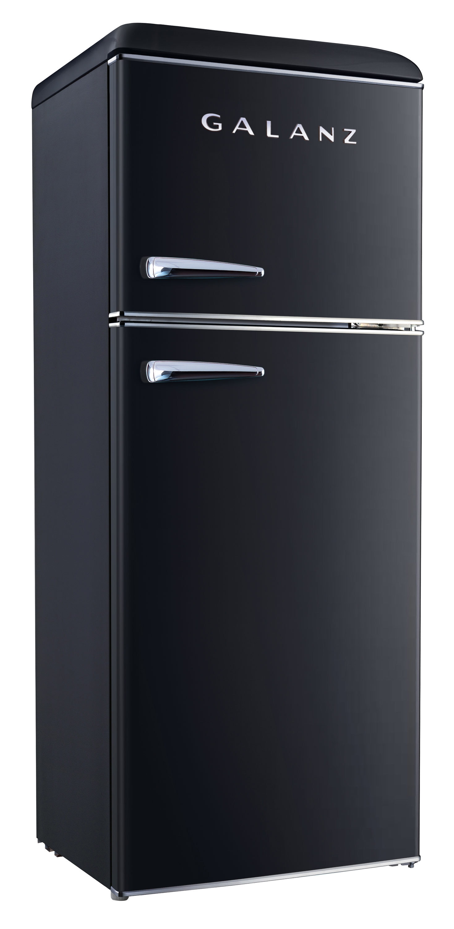 Galanz GLR10TBKF 10 Cu. ft. Black Refrigerator with Top Mount Freezer