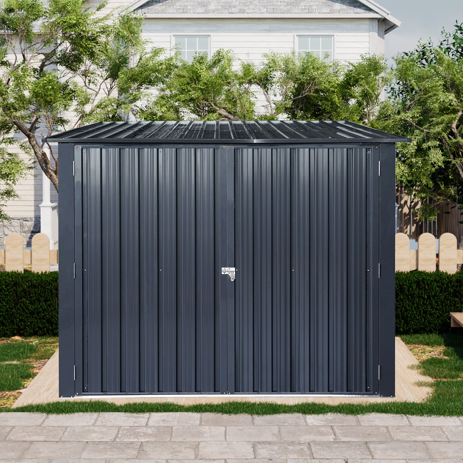Kahomvis WWC-QP211-26 Metal-Storage-Buildings-Sheds - View #9