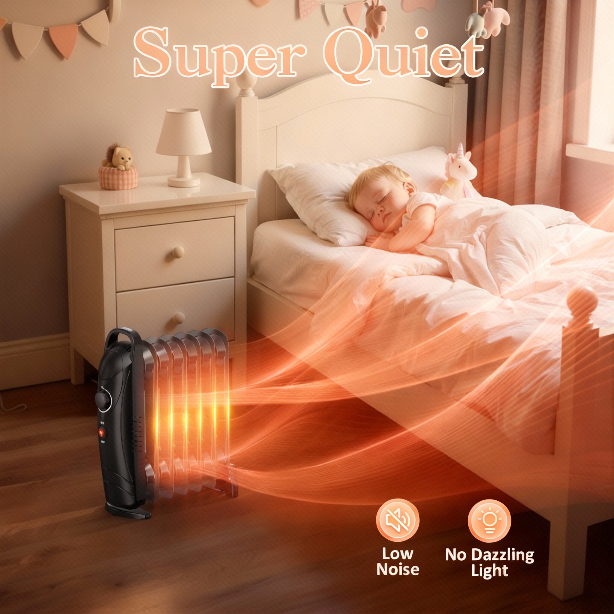 AIRO COMFORT OH12-BLACK Portable-Electric-Heat - View #6