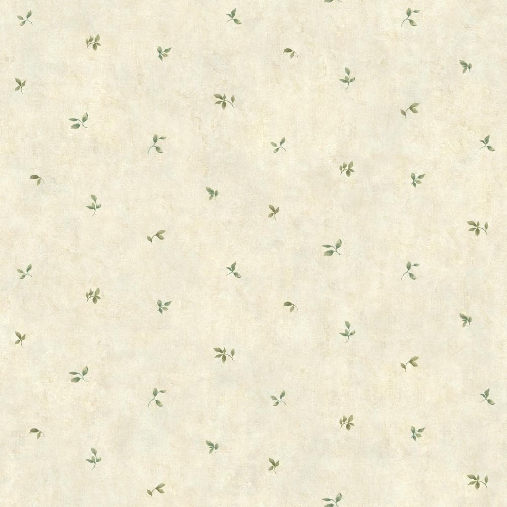 York Wallcoverings LG1375 Rustic Living 56-Sq. Feet Green Paper Polka dot Prepasted Soak and Hang Wallpaper