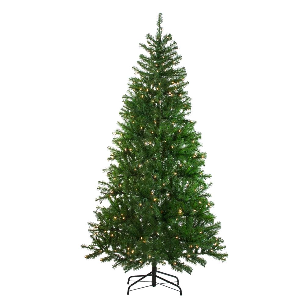 Northlight 7-ft Spruce Pre-lit Artificial Christmas Tree with ...