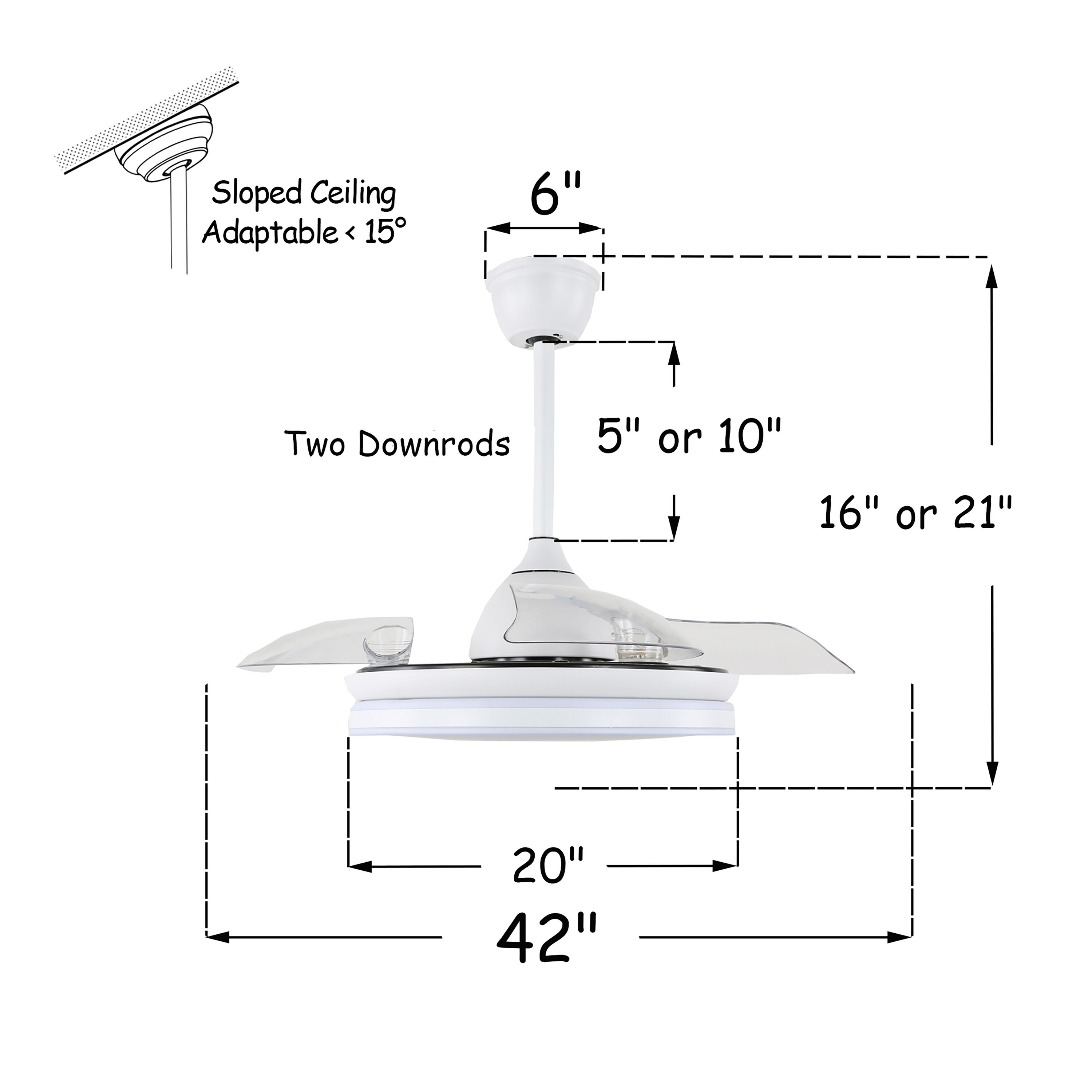 Cusp Barn BD4252-W Ceiling-Fans - View #5