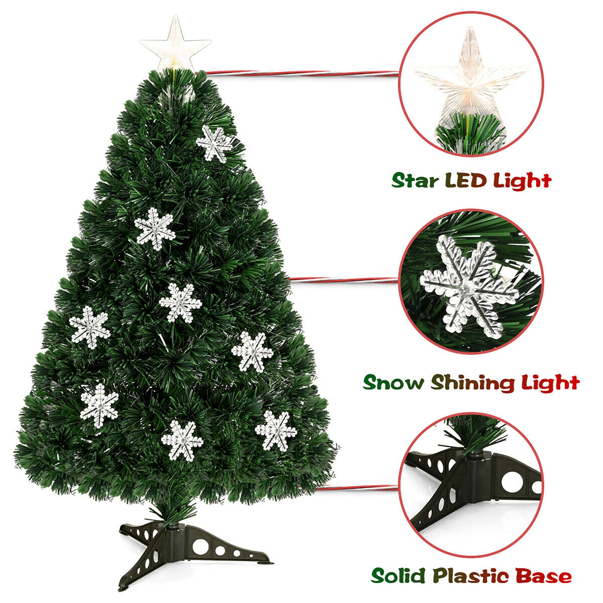 Forclover ALHY-27CM4 Artificial-Christmas-Trees - View #5
