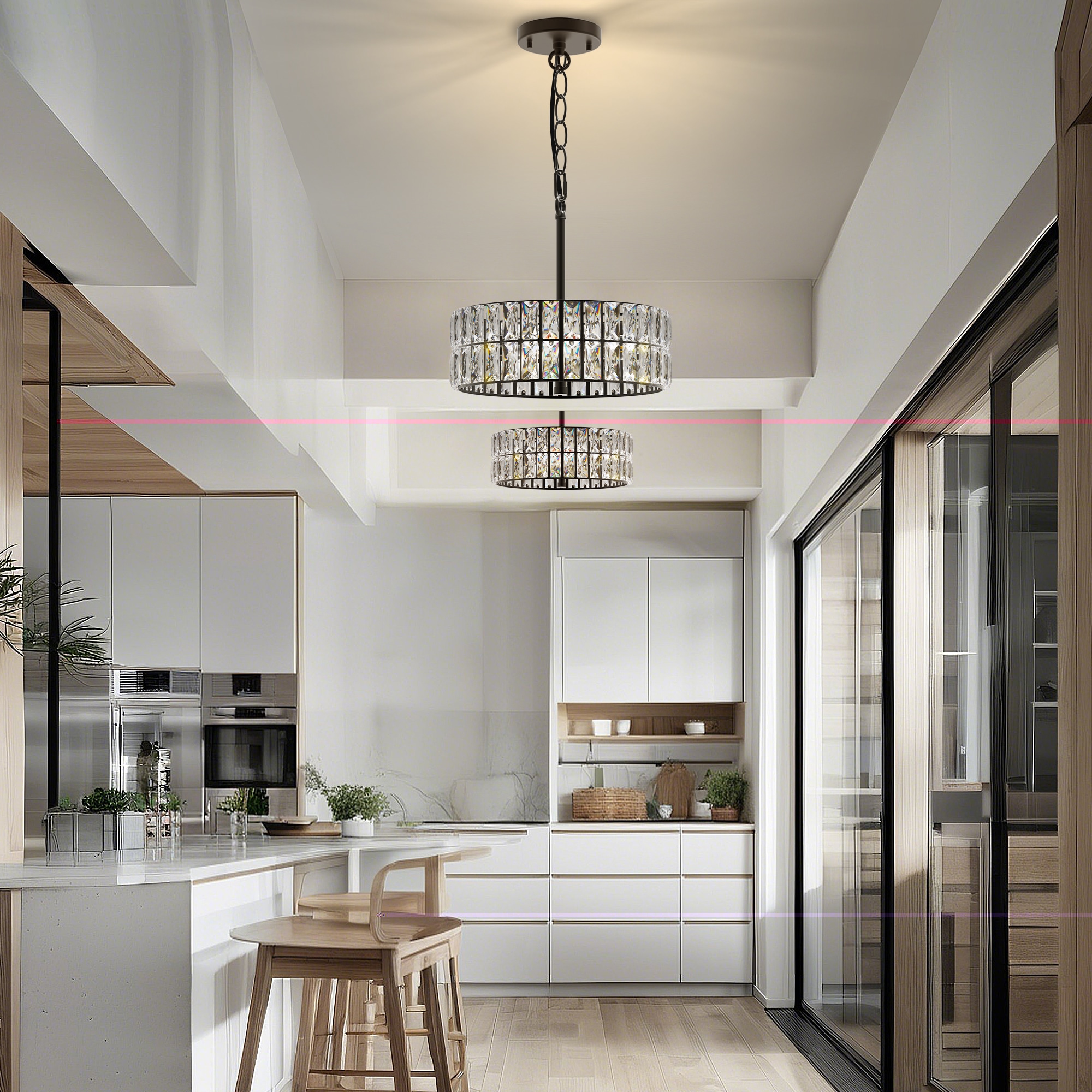 YANSUN LA-ZX17301CBL-1A Pendant-Lights - View #3