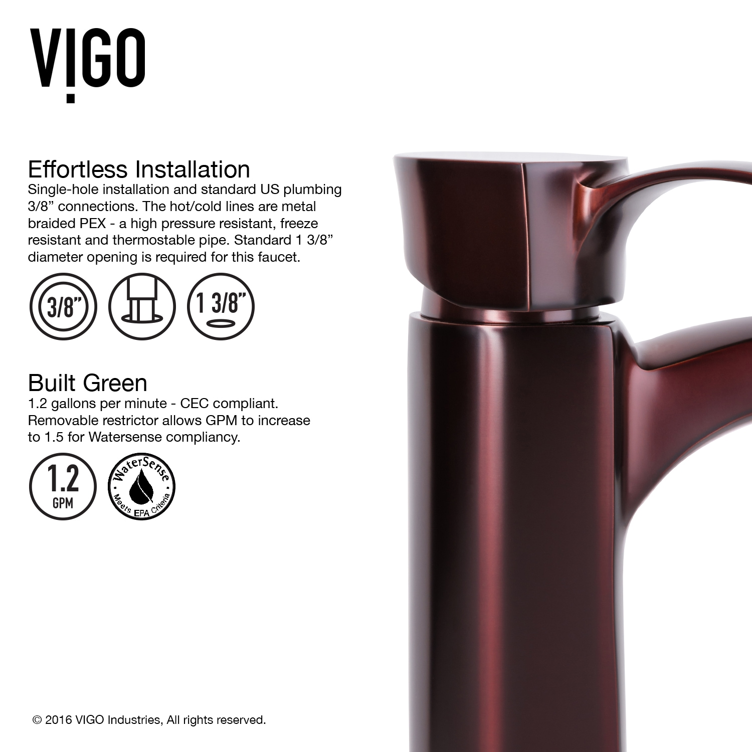 VIGO VGT157 Bath-Sink - View #9