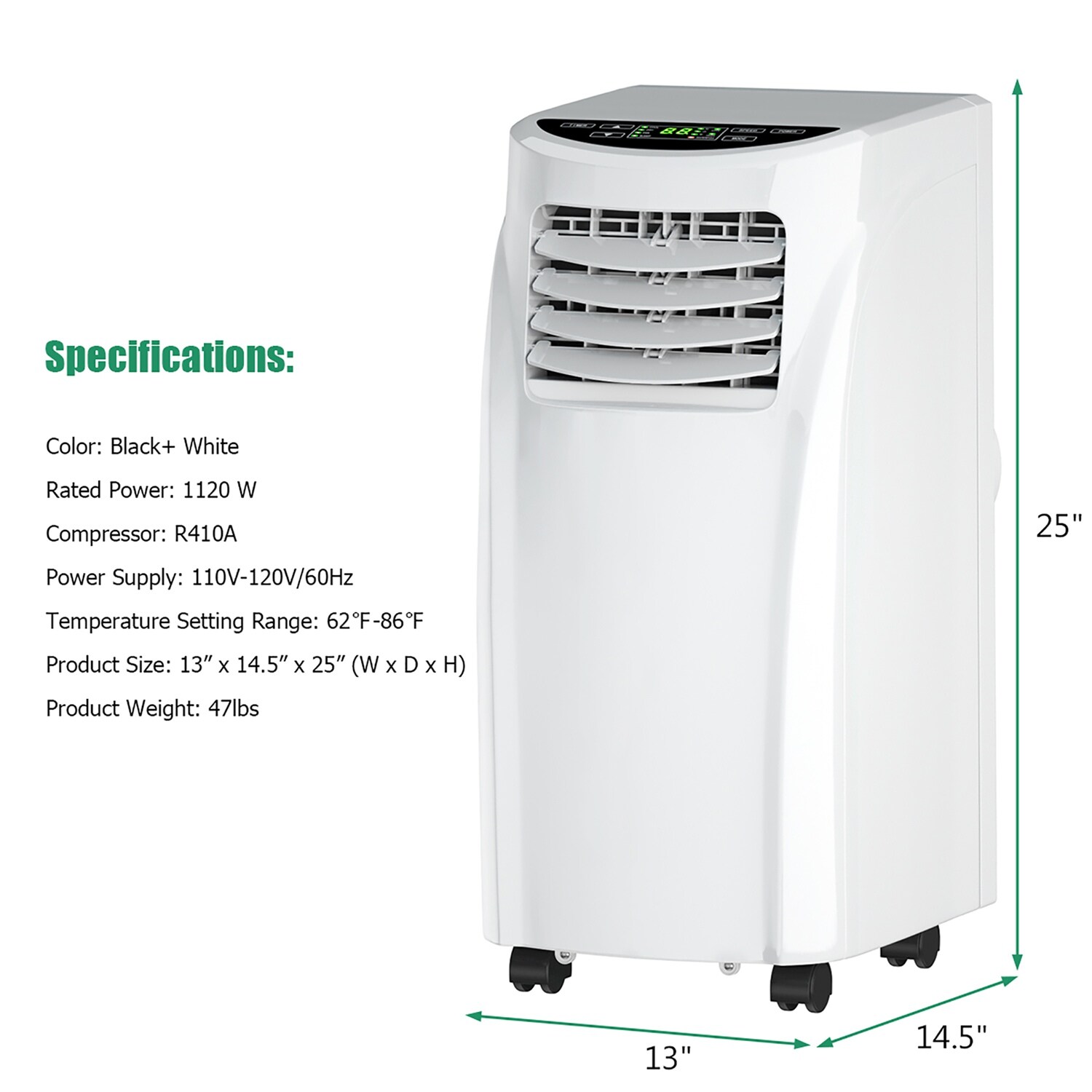 Costway CSHY000582 Portable-Air-Conditioners - View #10