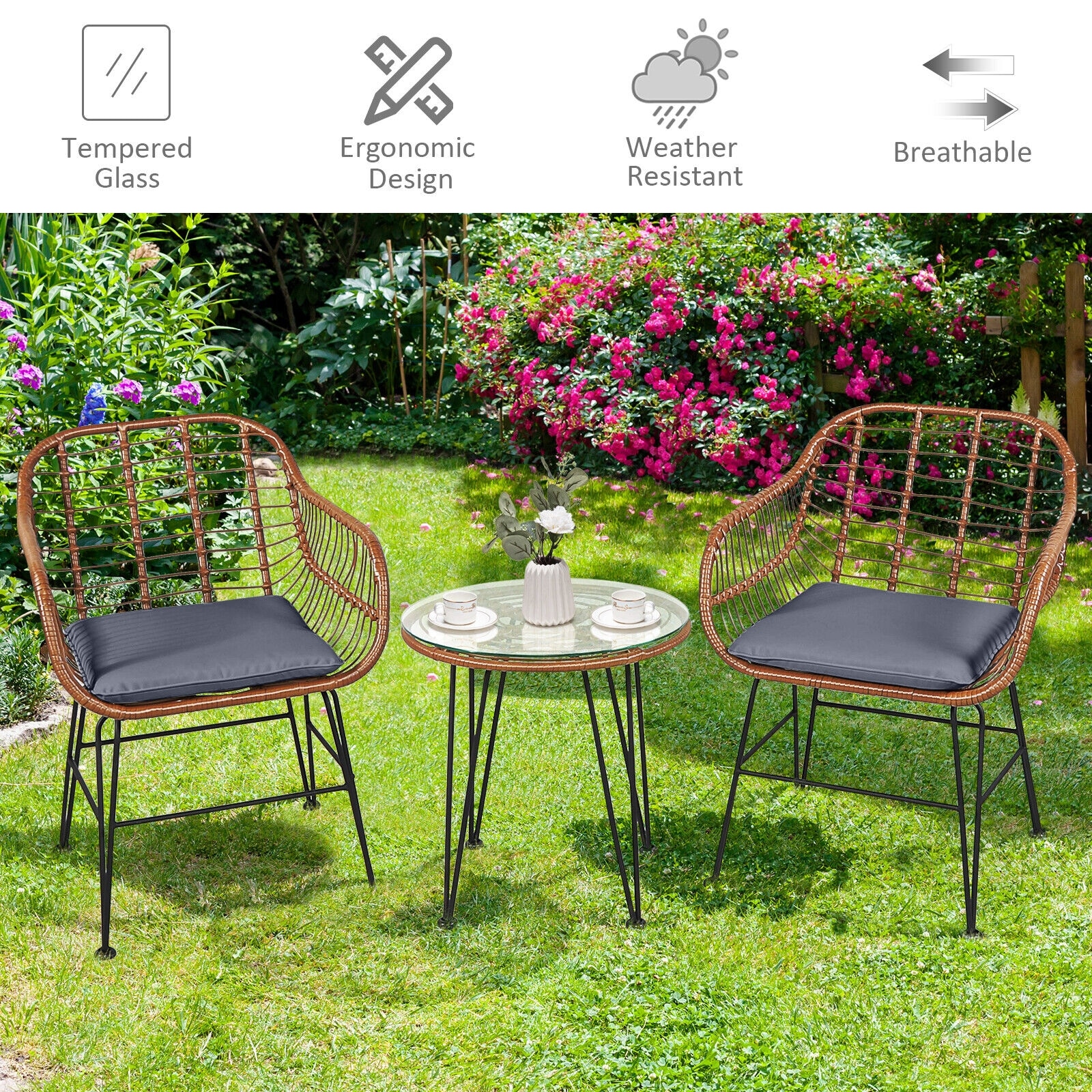 Volenca VOL-2XWLBP Patio-Conversation-Sets - View #5