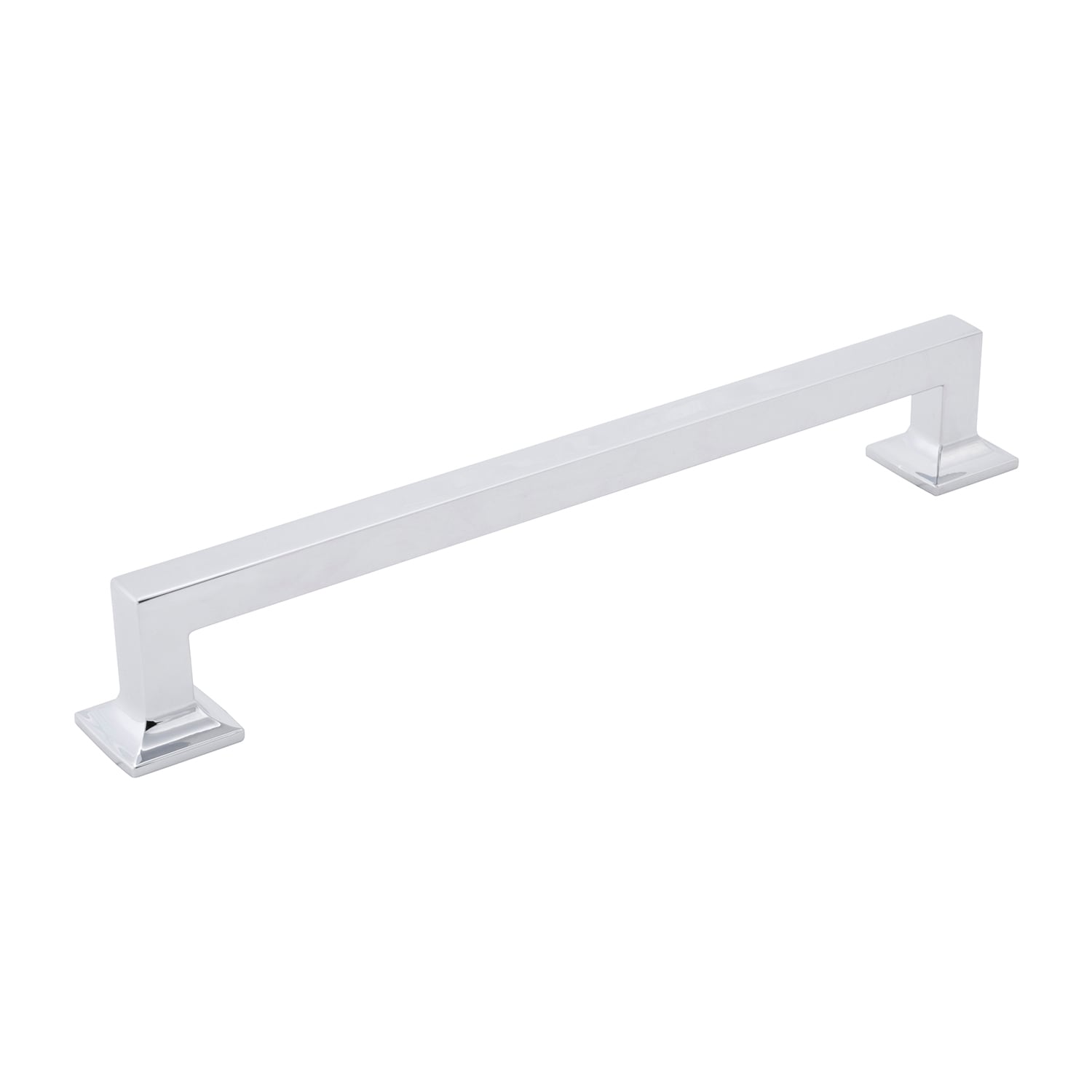 Hickory Hardware P3026-CH Studio 8-13/16-in , 224mm Center to Center Chrome Rectangular Handle