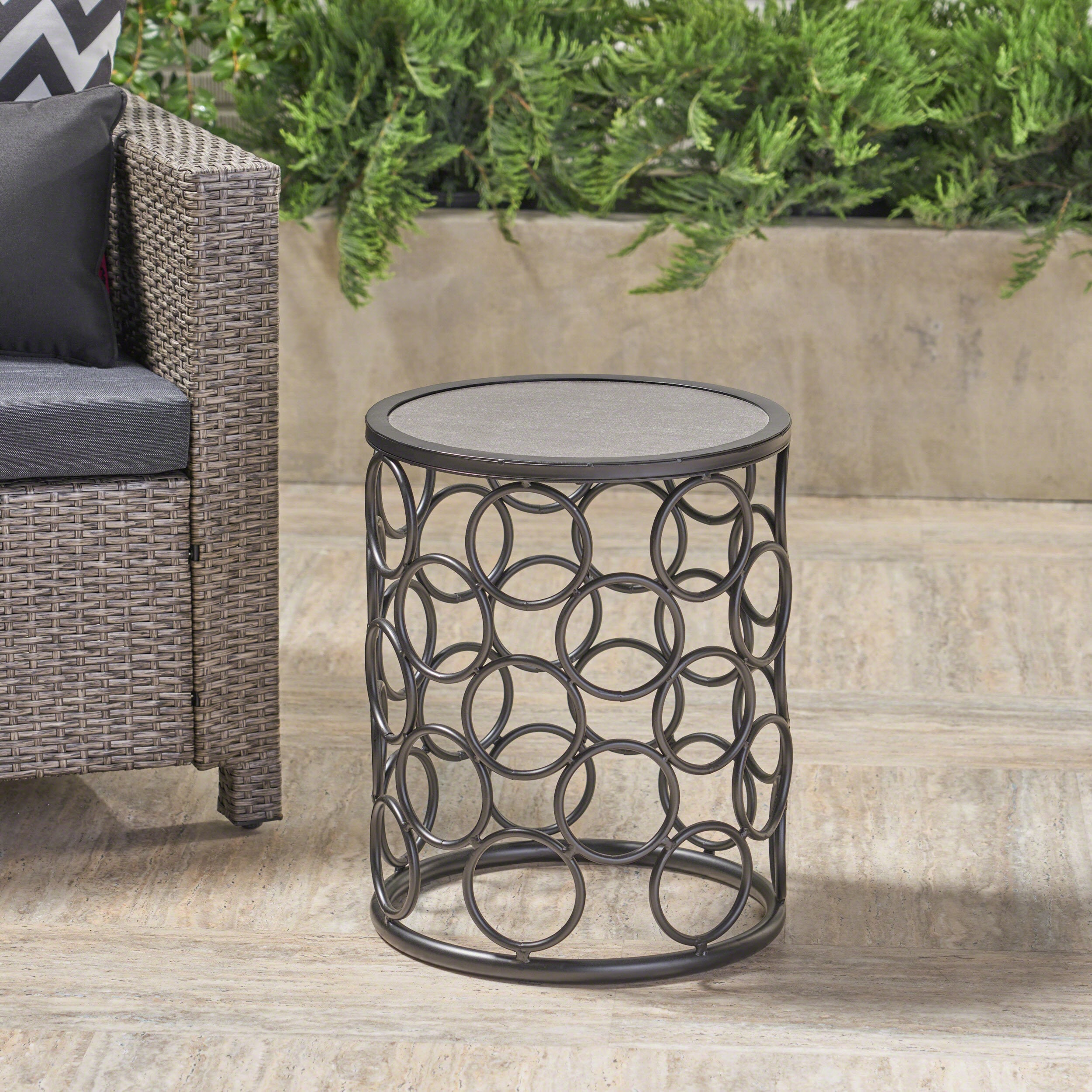 Clihome CL-KC-00BLK Patio-Tables - View #2