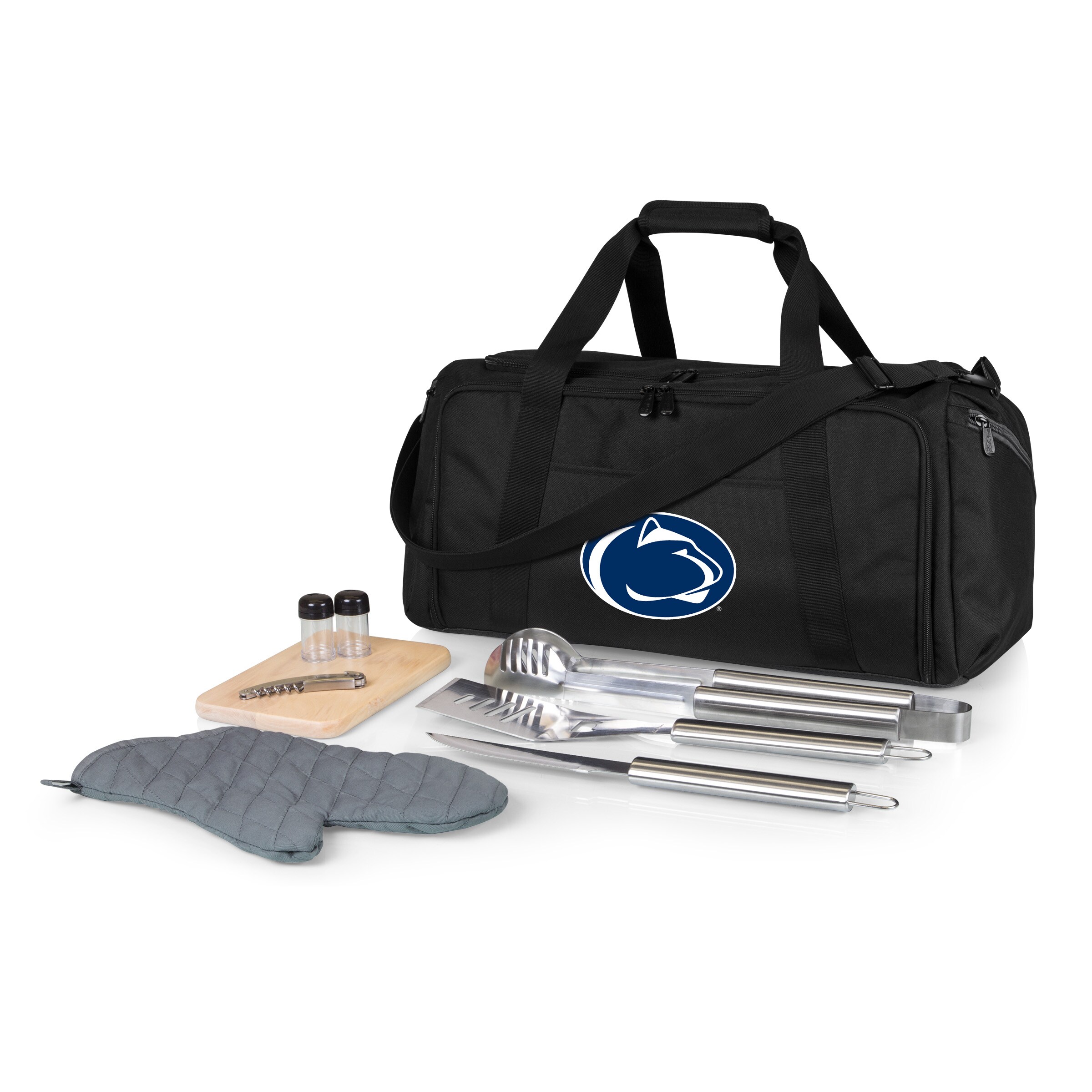 Picnic Time Stainless Steel 9-Piece Grilling Accessory Kit with Heat-Sealed Interior Liner and Multiple Storage Pockets 757-06-175-494-0 Sansujyuku sansujyuku.com