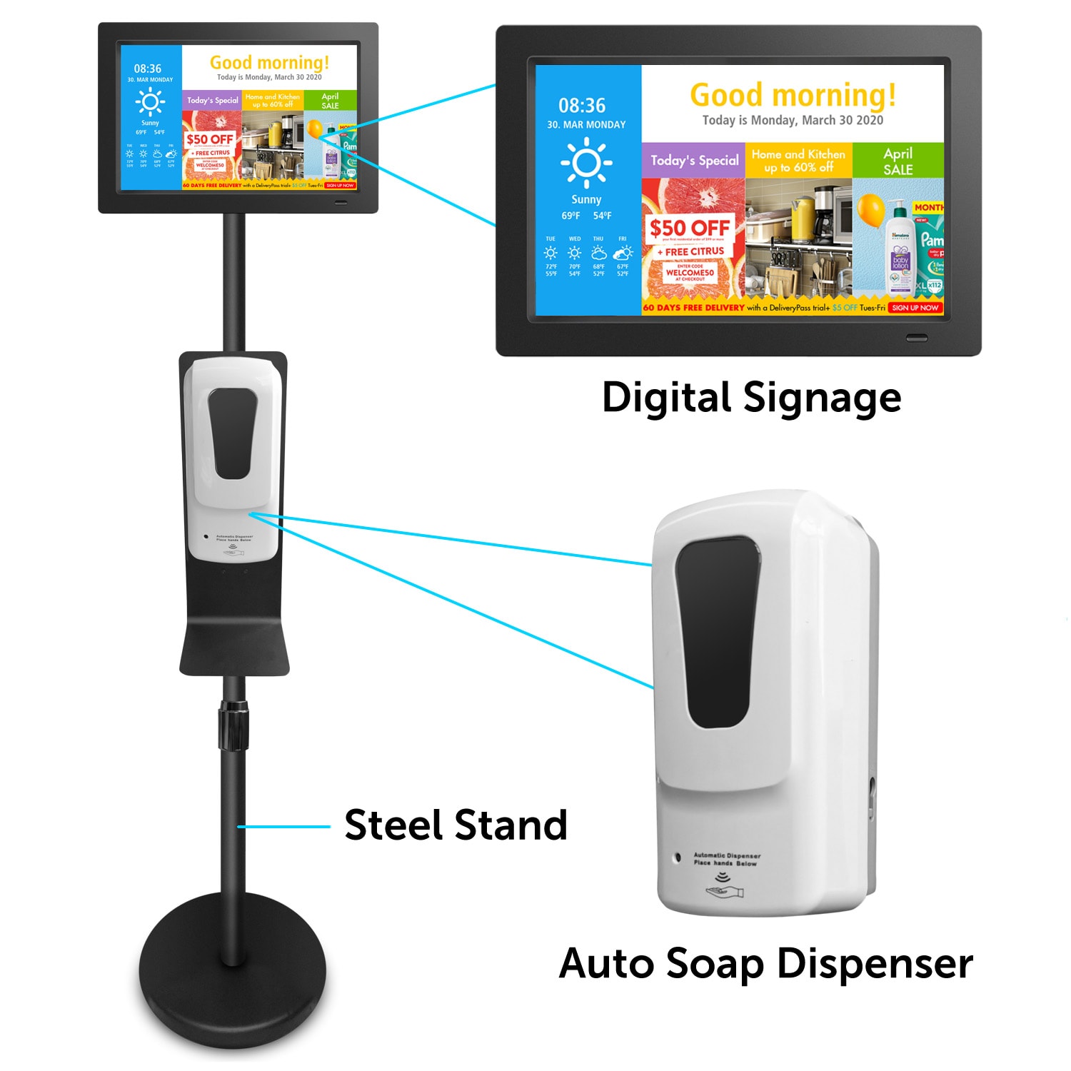 Sungale CPF1503-STAND-SET Picture-Frames - View #10