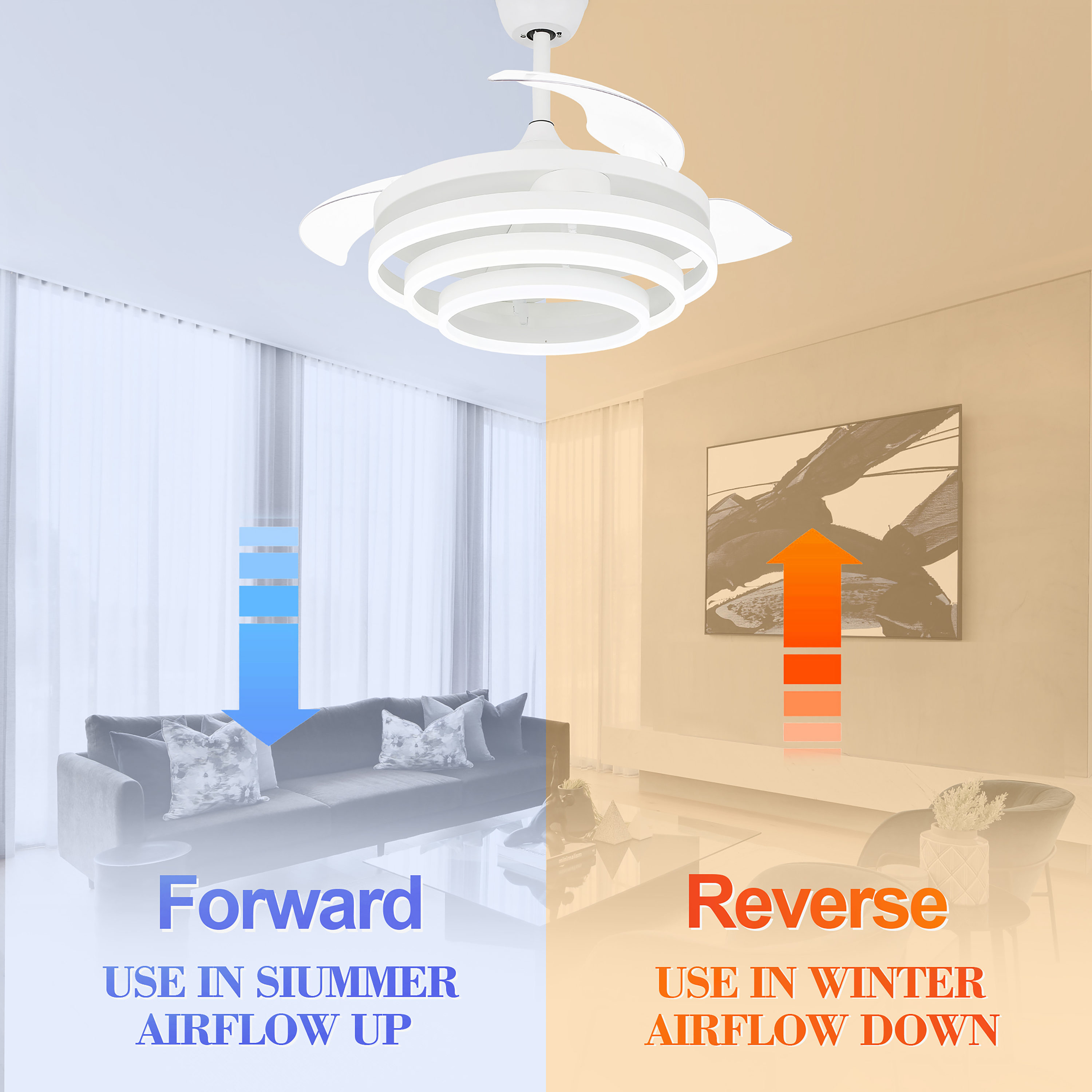 Bella Depot DC4264-W Ceiling-Fans - View #6