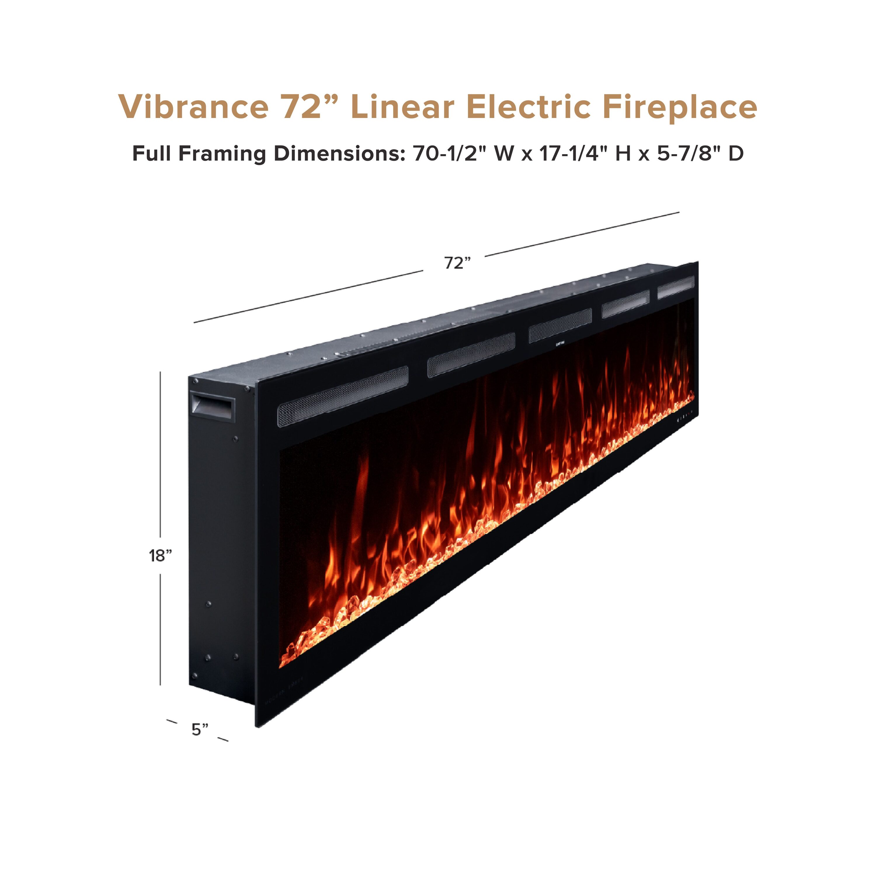 Modern Ember ME-VIB-72 Electric-Fireplaces - View #4
