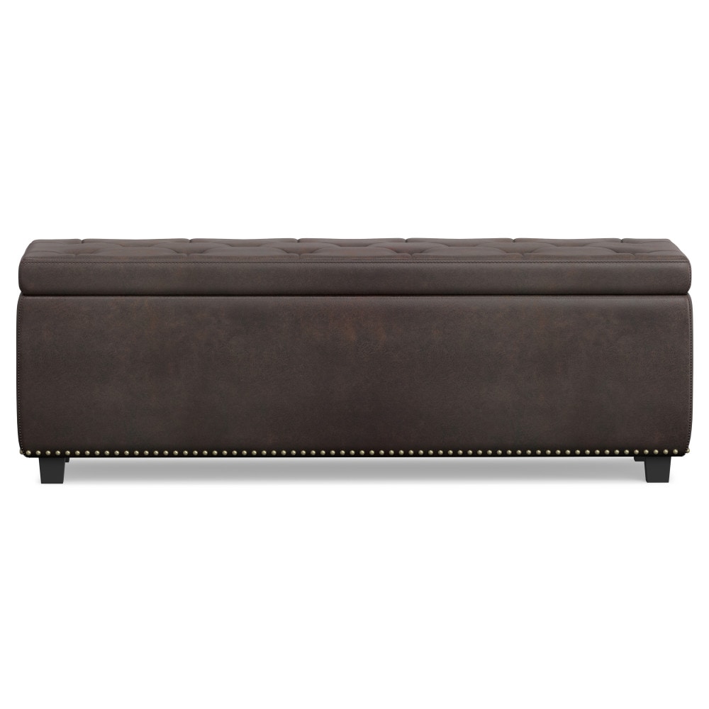 Simpli Home AXCOT-239-DBR Indoor-Ottomans - View #10