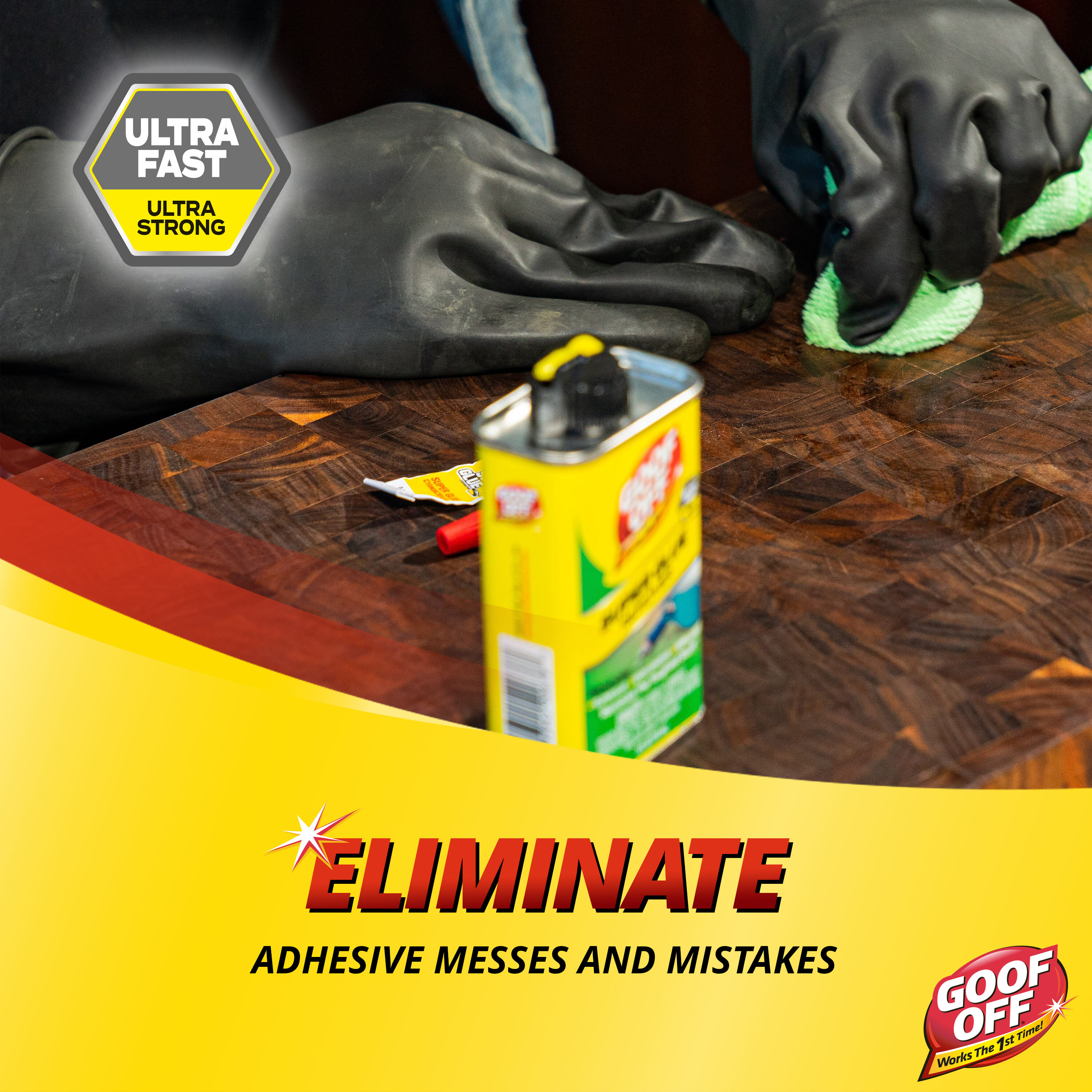 Unstick the impossible! Watch as Goof Off Super Glue Remover effortles