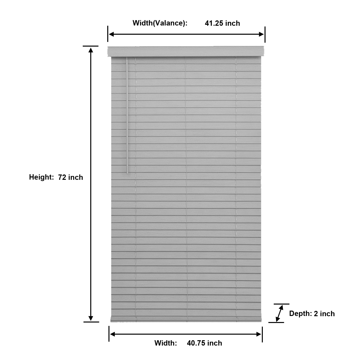 allen + roth DFWDB4272-40.75 blinds - View #7