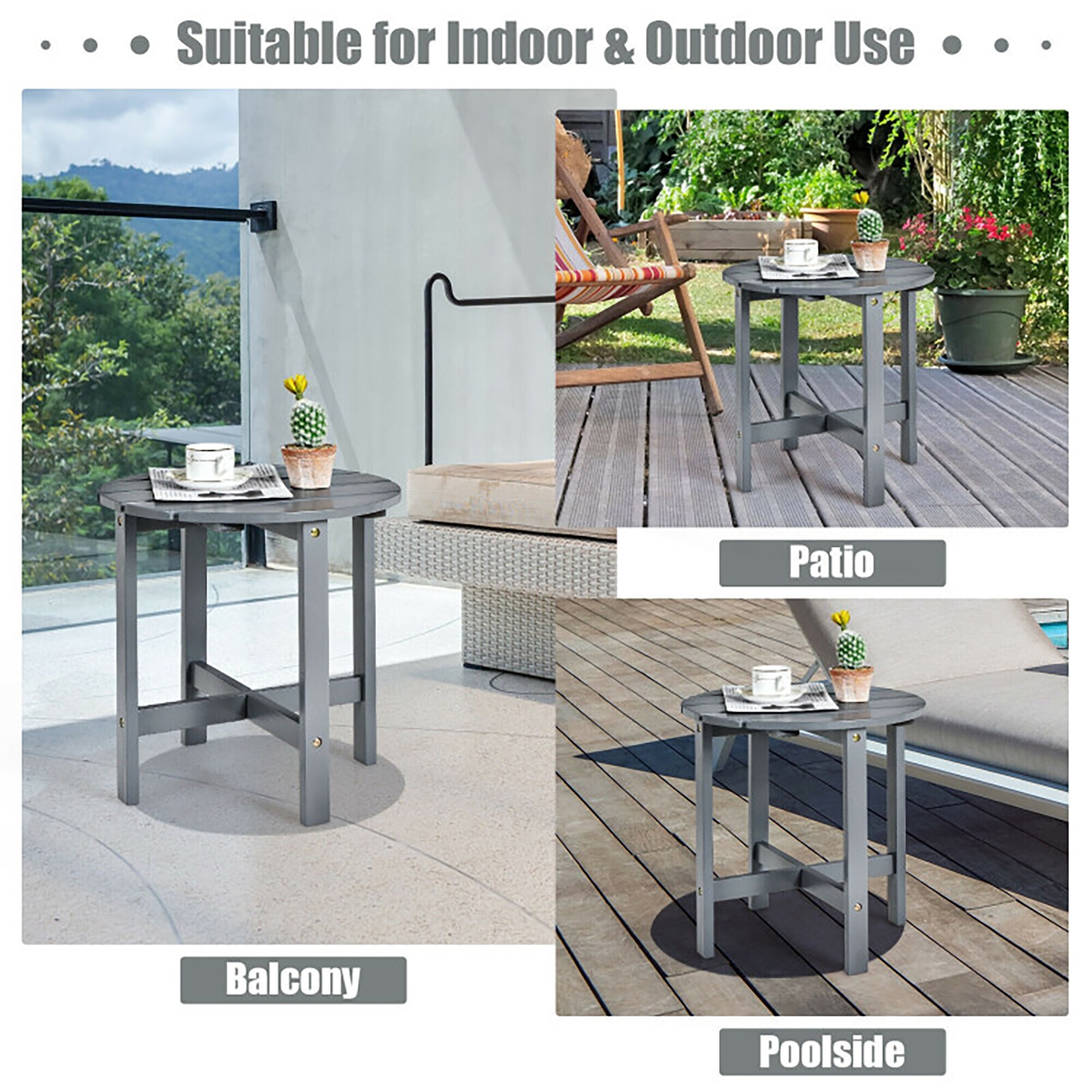 CASAINC WF-HFHW003T-W End-Tables - View #5