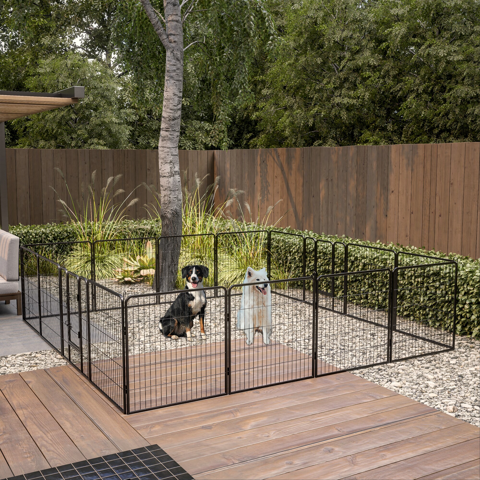 Kahomvis AOSM-QPW2-803 Dog-Pens - View #2