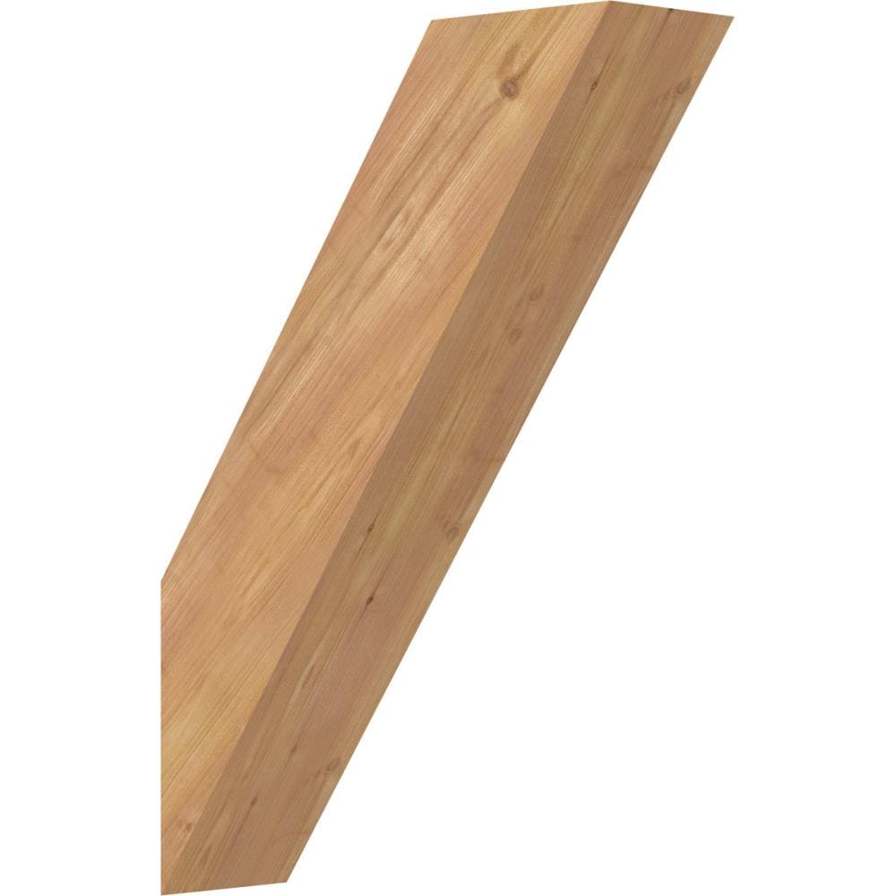 Ekena Millwork BRC06X18X26TRA00SWR 5-1/2-in x 18-in x 26-in Western Red Cedar Unfinished Wood Traditional Smooth Knee Brace