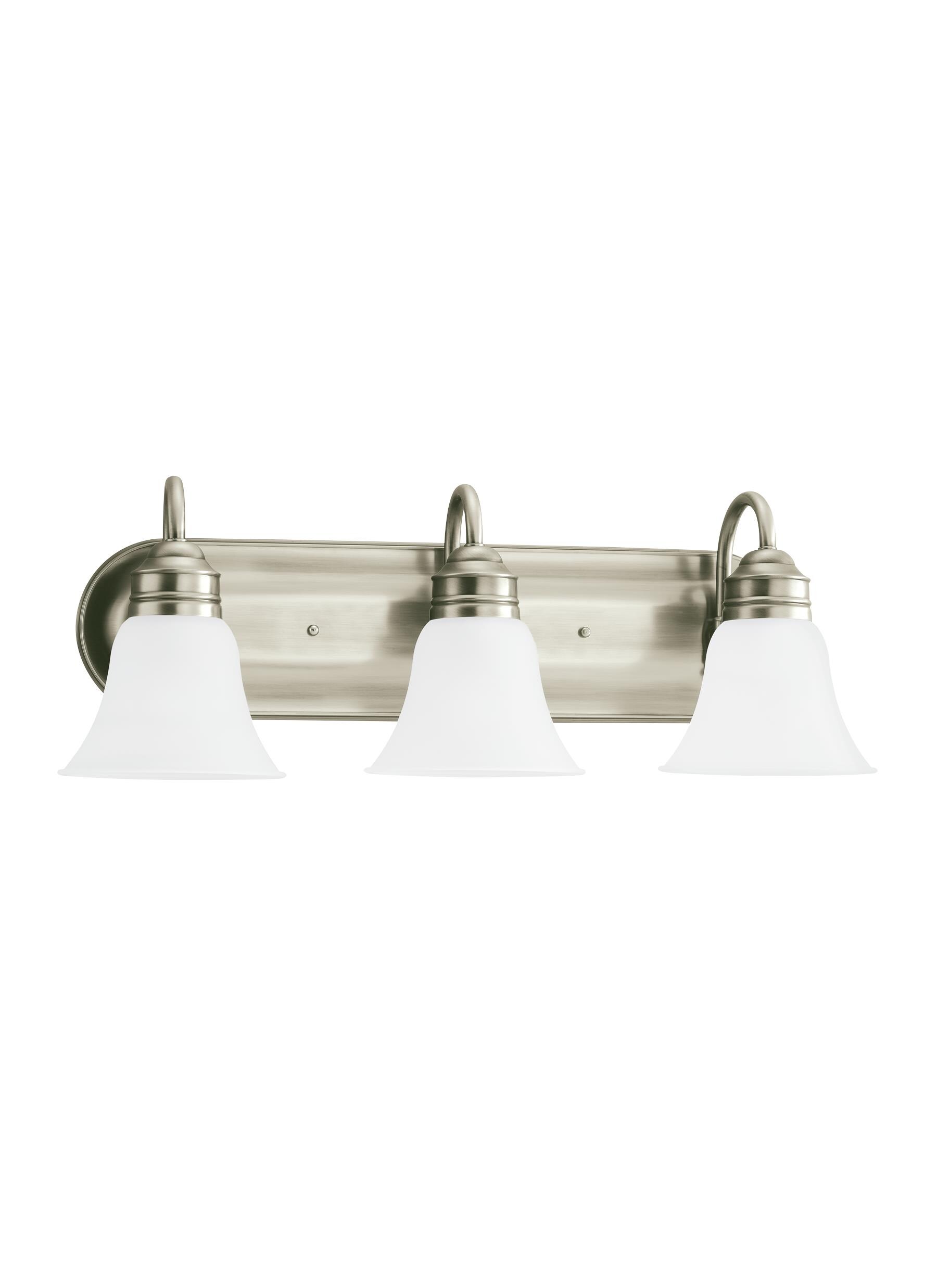 Sea Gull Lighting 44852EN3-965 Gladstone 24-in 3-Light Antique Brushed Nickel LED Transitional Vanity Light