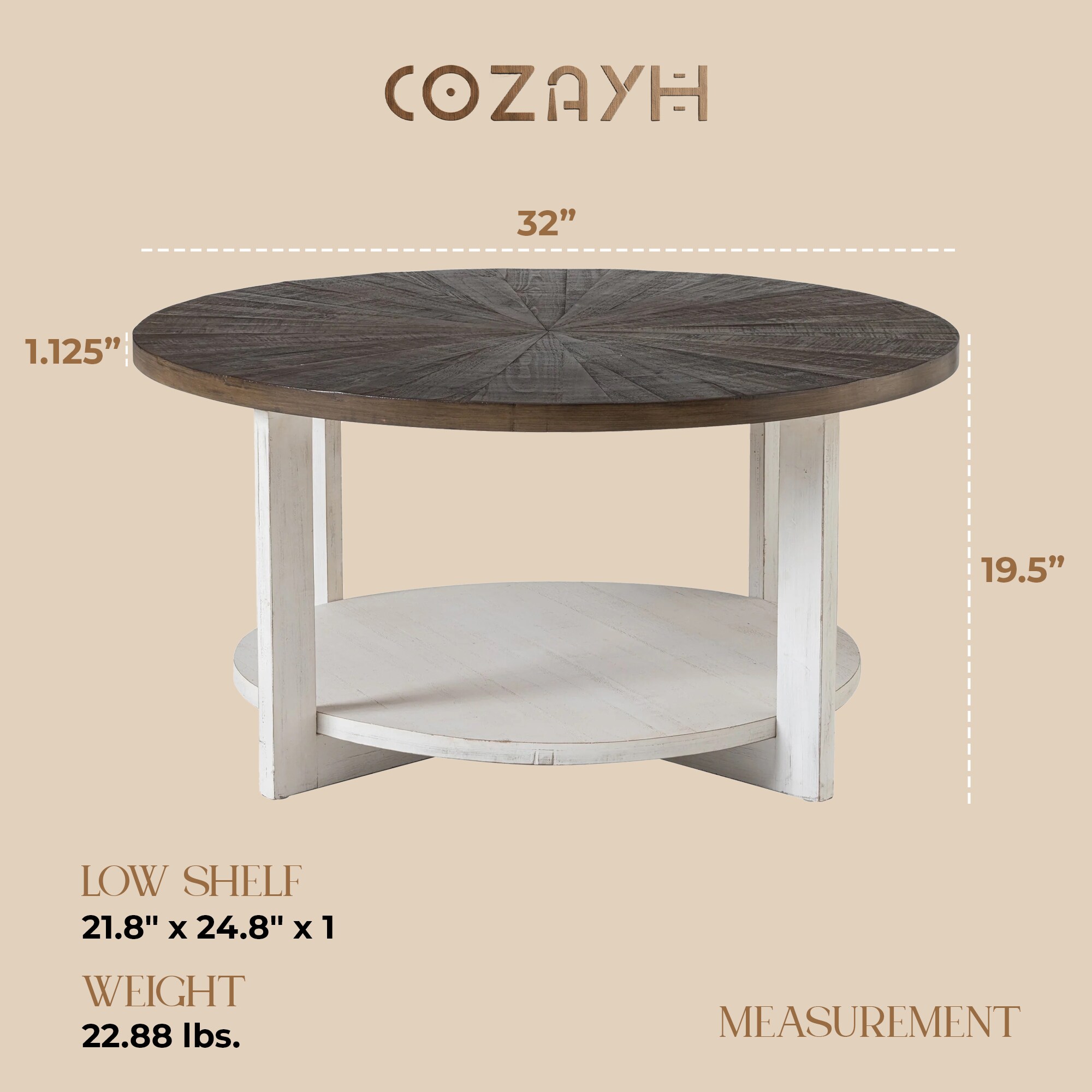 COZAYH PH04019-1 Coffee-Tables - View #3
