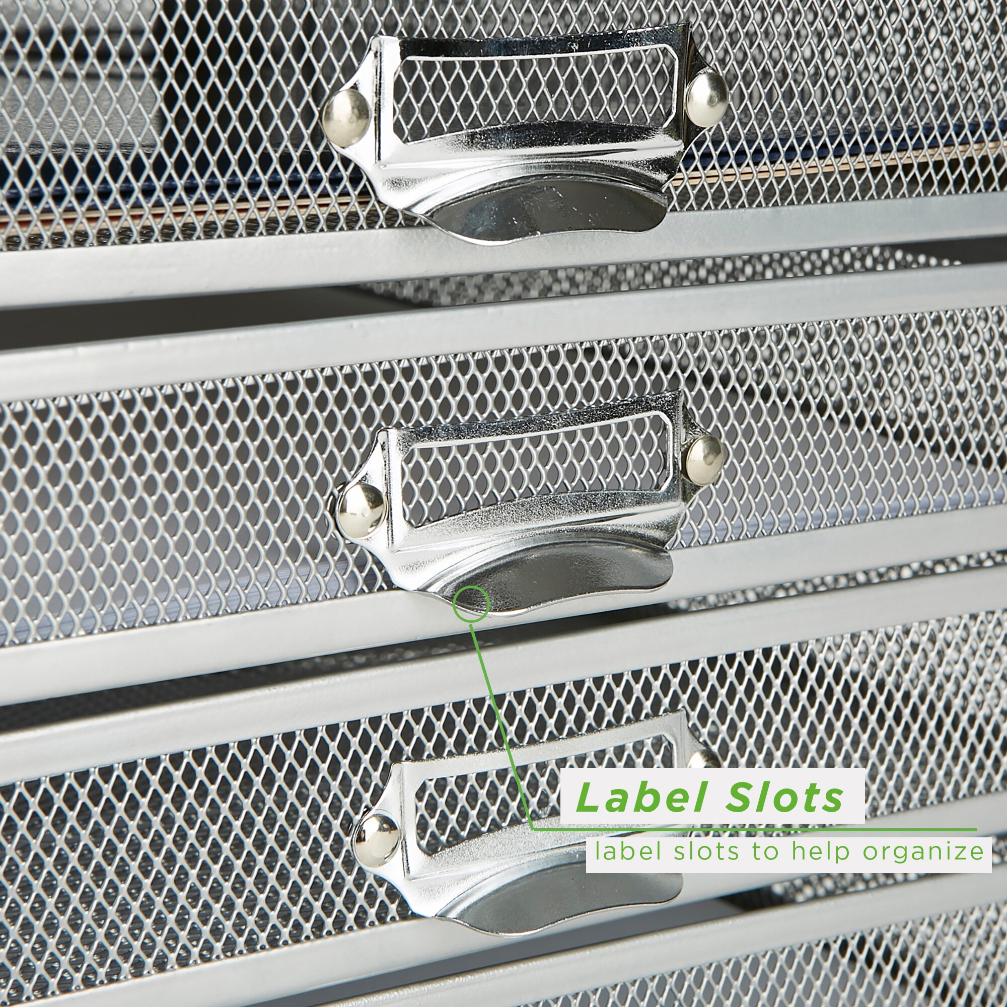 Mind Reader 5CABMESH-SIL Storage-Cabinets - View #6