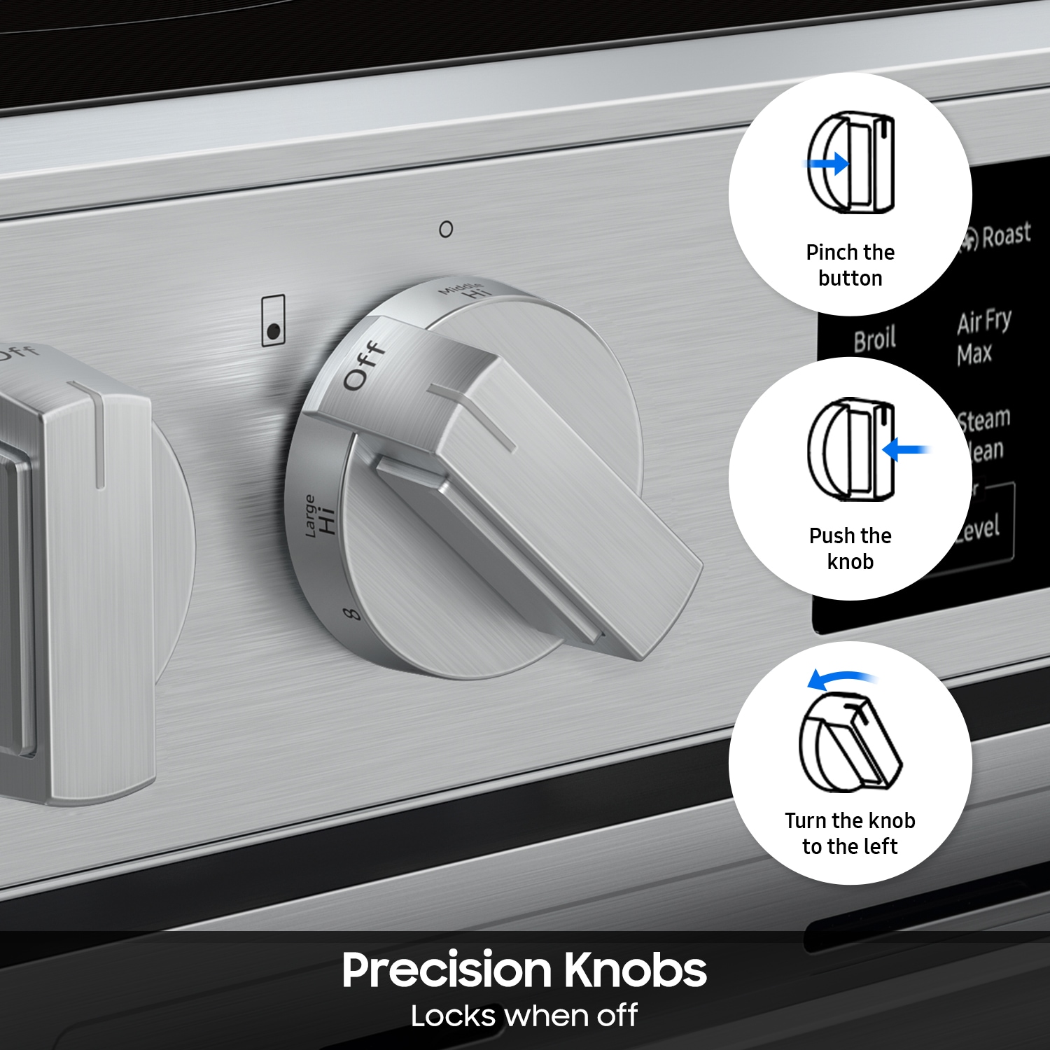 Samsung NSE70H63SR Freestanding-Electric-Ranges - View #4