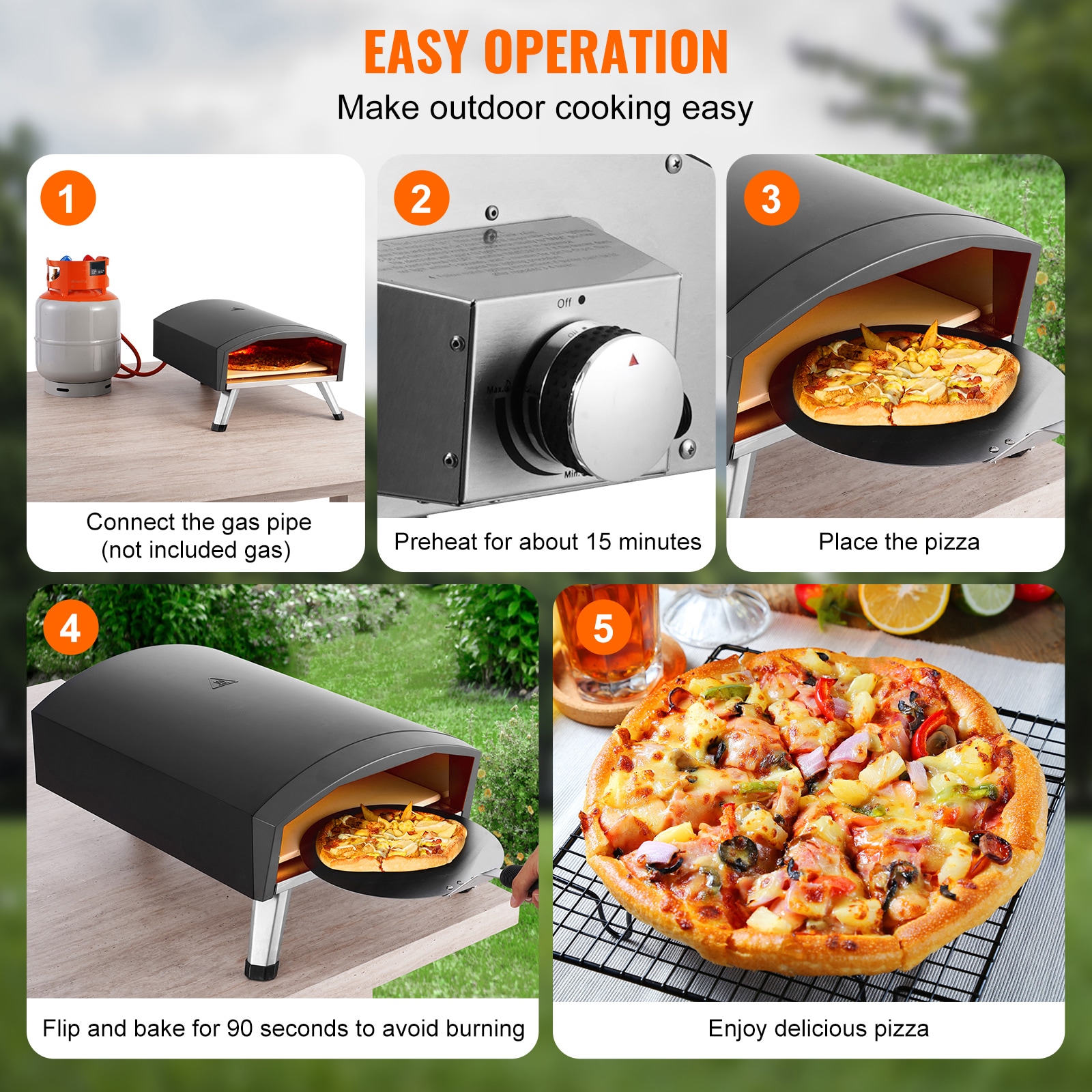 SVOPES SVOPESBXPSLWP07603V0 Outdoor-Pizza-Ovens - View #7