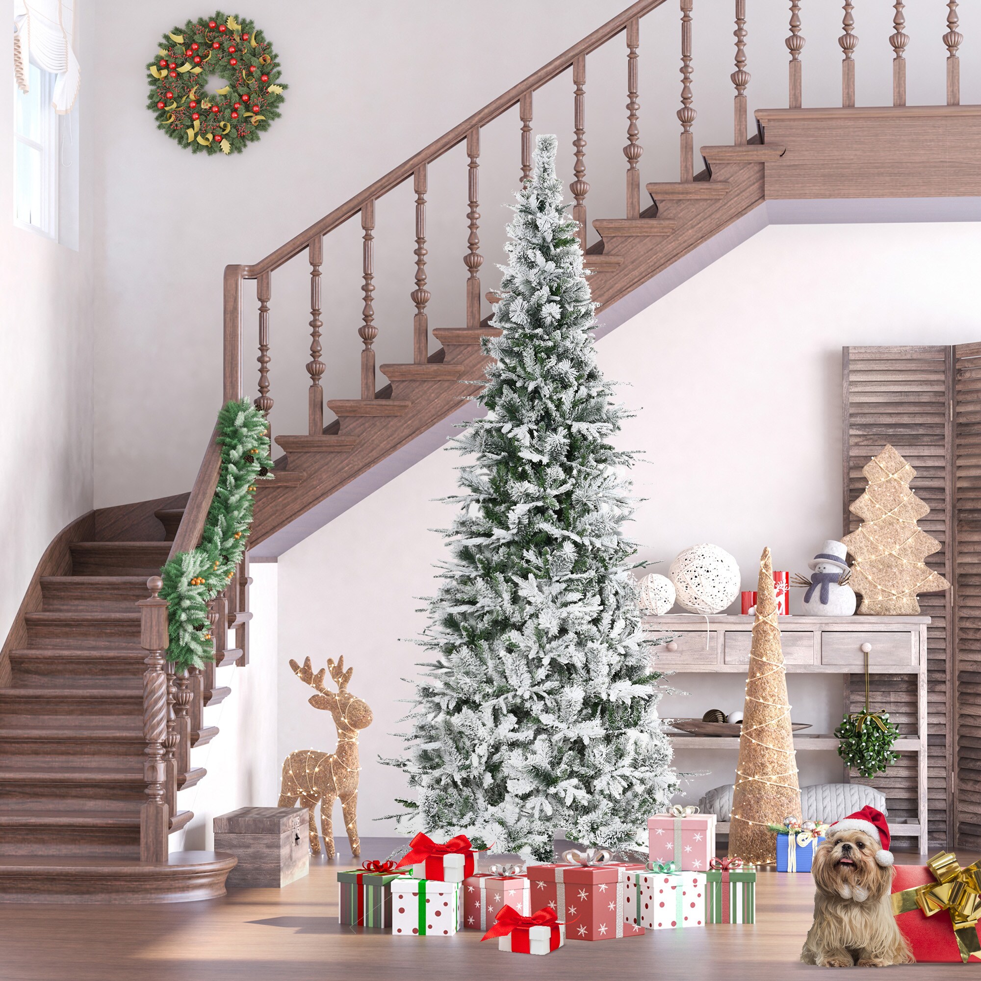 AAZJ NBC-64211LEDML Artificial-Christmas-Trees - View #2