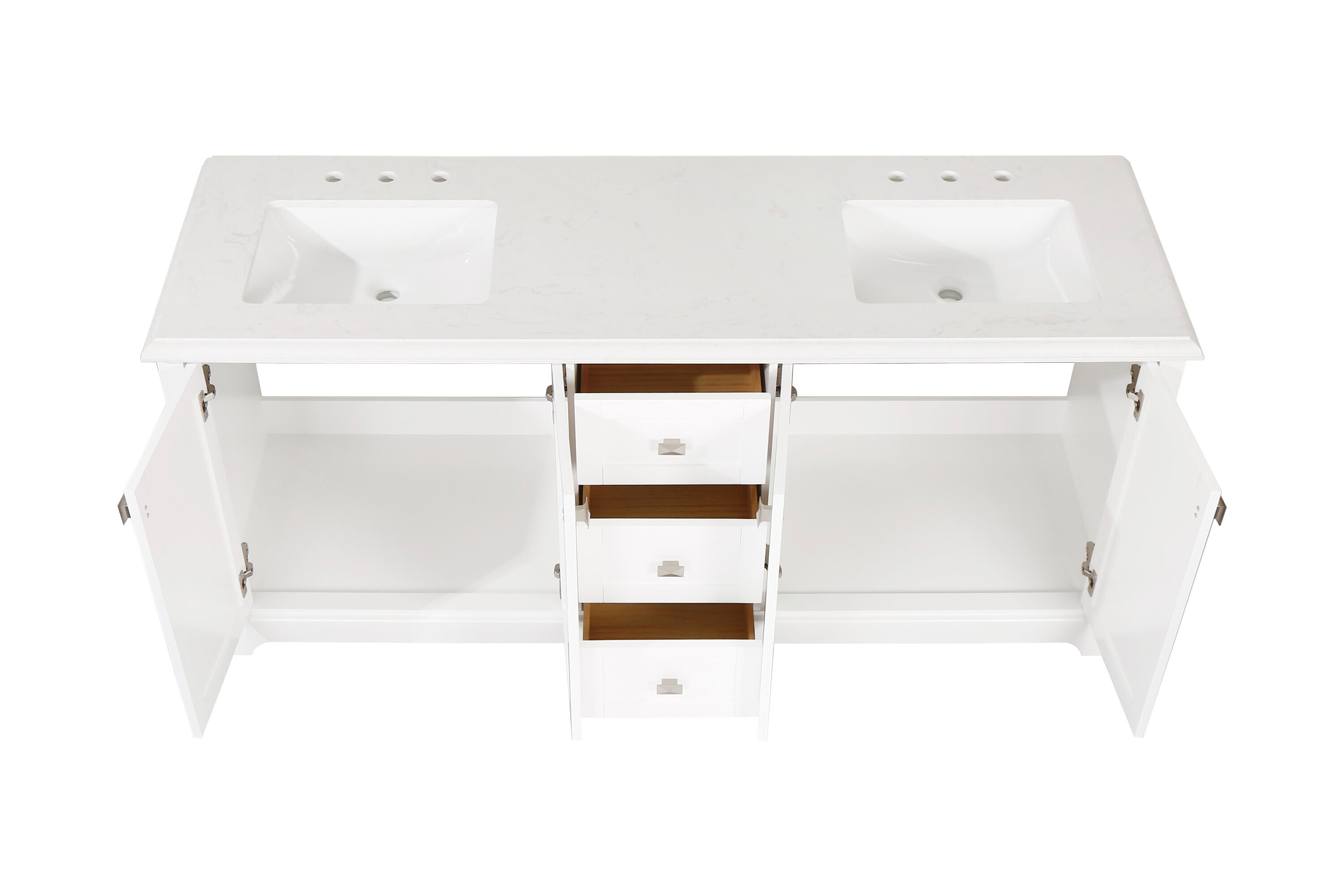 WELLFOR ABH-73WH60 Bath-Vanity-Combo - View #8